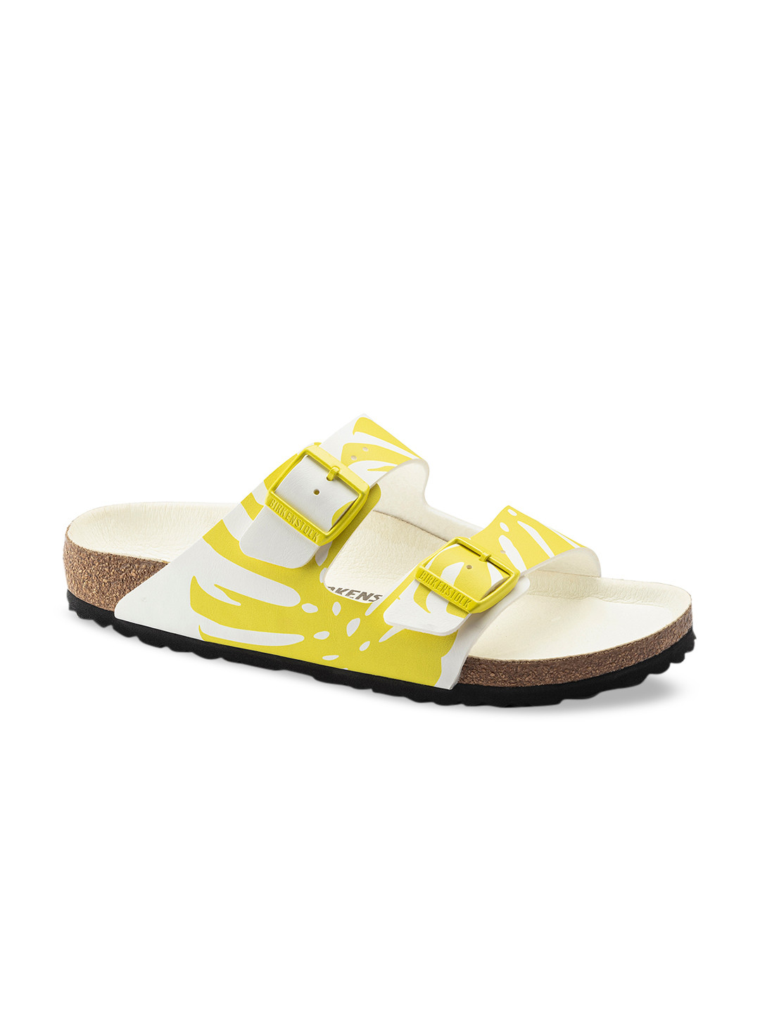 

Birkenstock Unisex Yellow Narrow Width Leather Arizona Sandals