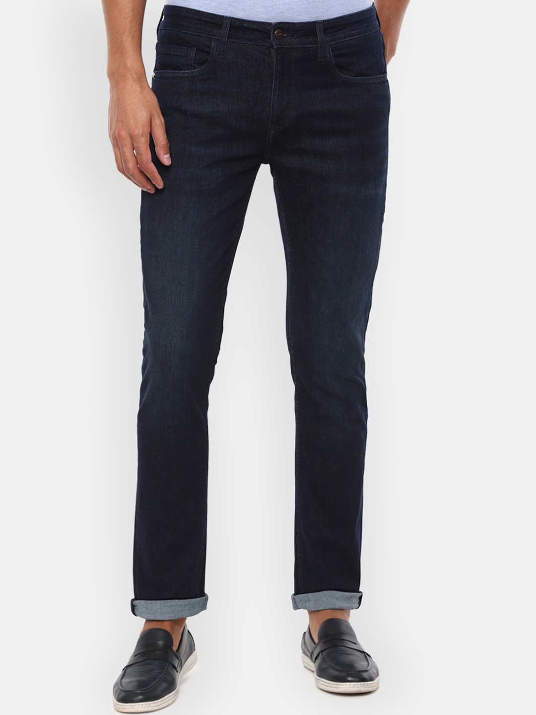 

Louis Philippe Jeans Men Navy Blue Slim Fit Jeans