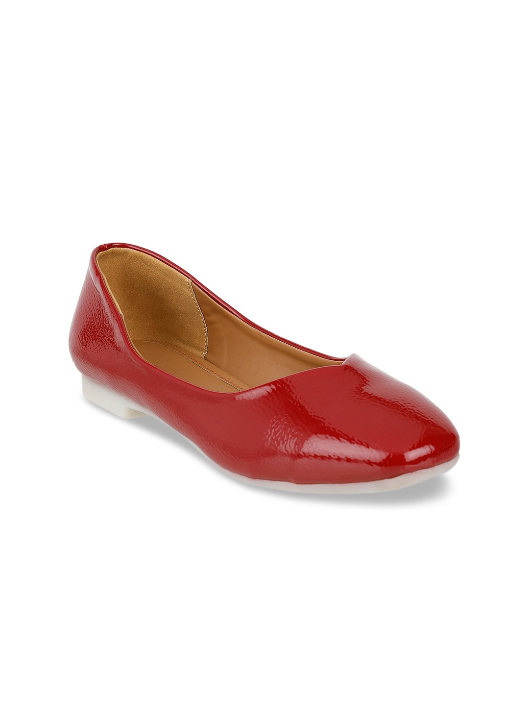 

ELLE Women Maroon Solid Ballerinas