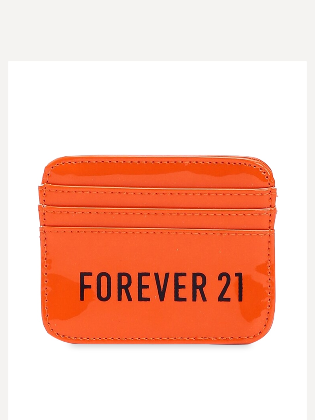 

FOREVER 21 Orange Solid Mini wallet