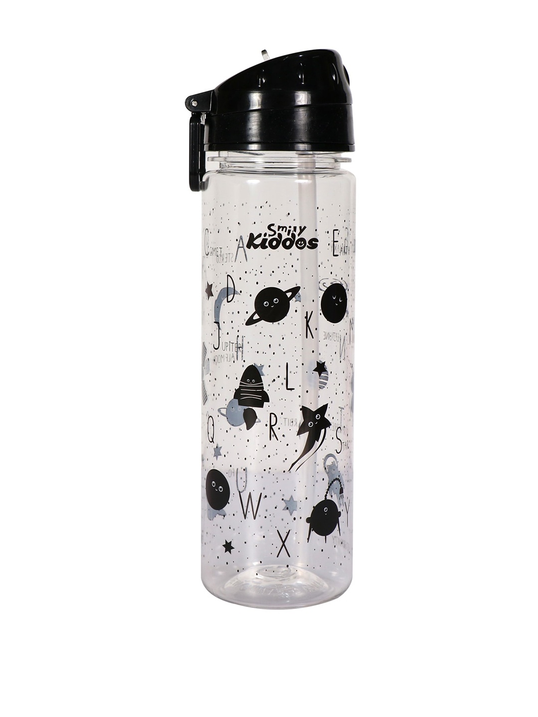 

Smily Kiddos Kids Black & White Planet Printed Sipper Water Bottle 500 ml