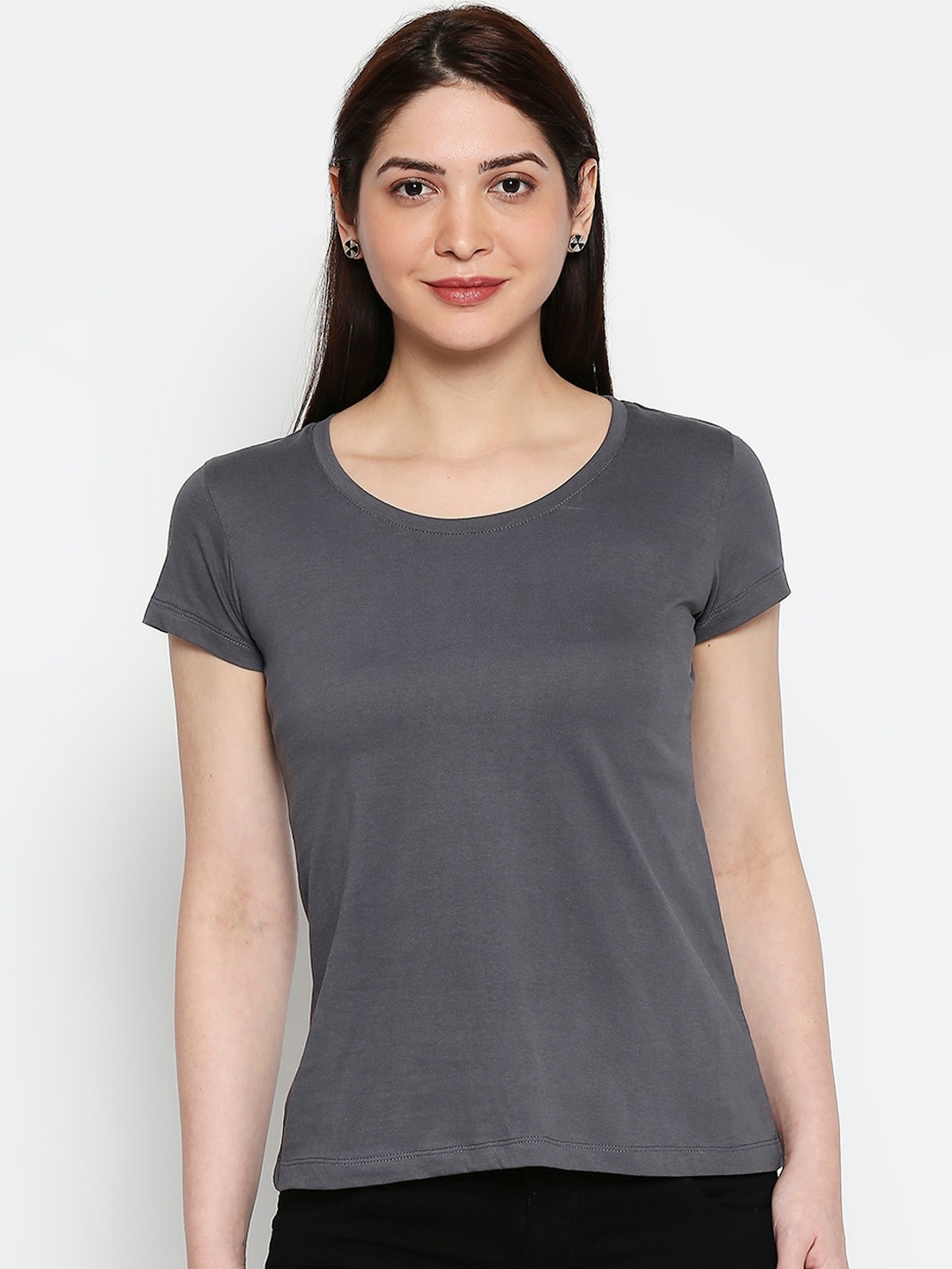 

AMMARZO Grey Regular Top