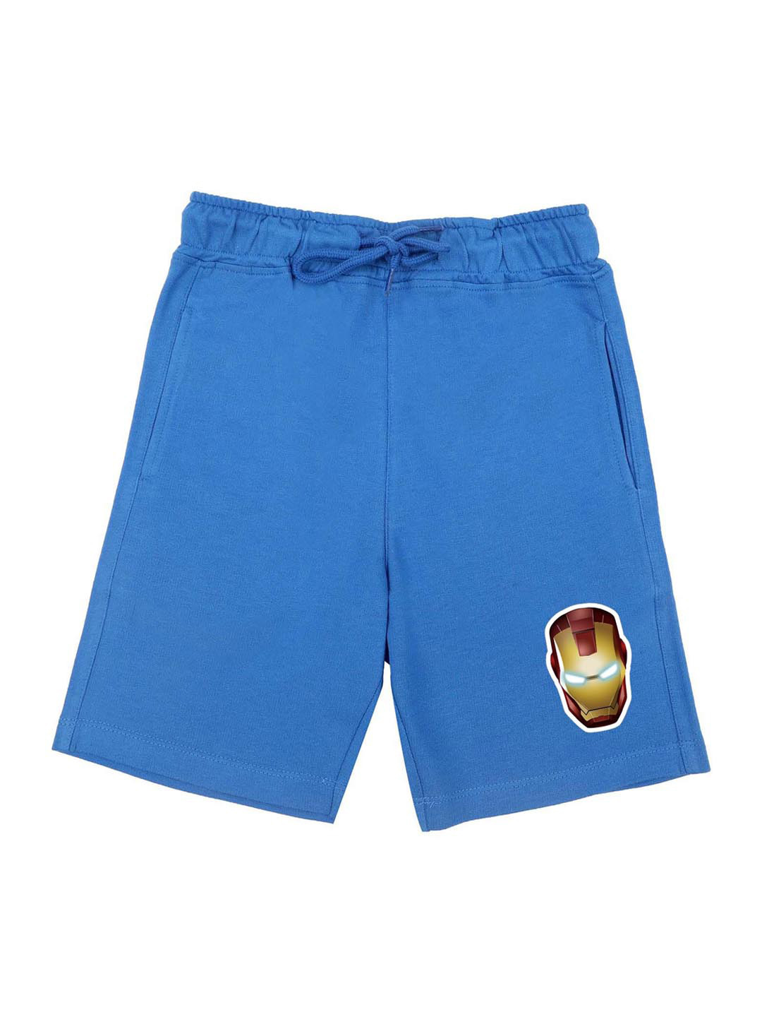 

Marvel by Wear Your Mind Boys Blue Solid Regular Fit Regular Shorts