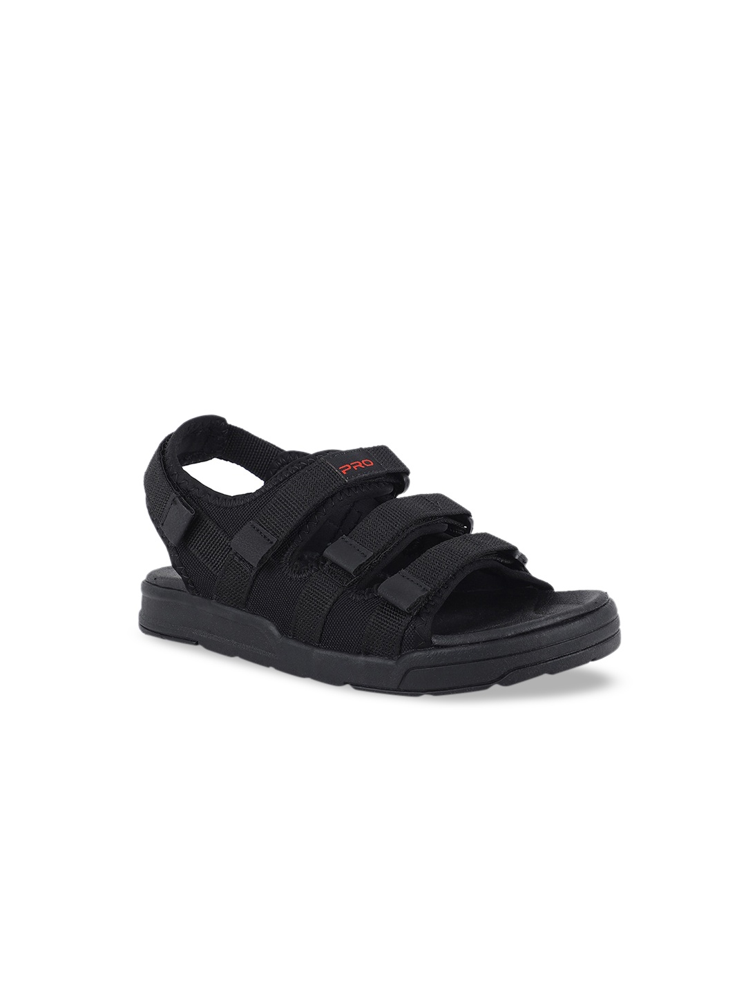 

Khadims Men Black Comfort Sandals