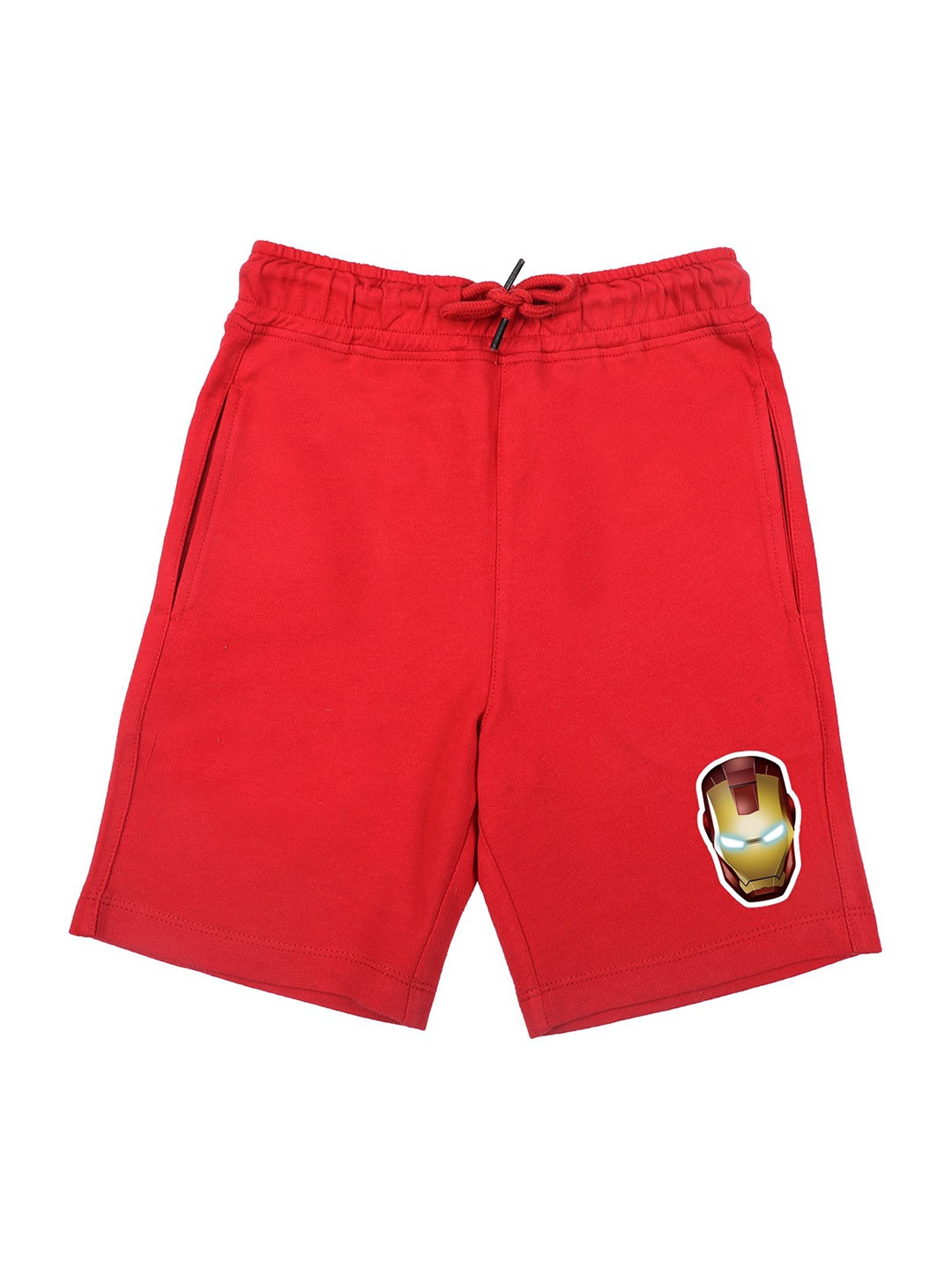 

Marvel by Wear Your Mind Boys Red Solid Regular Fit Regular Shorts