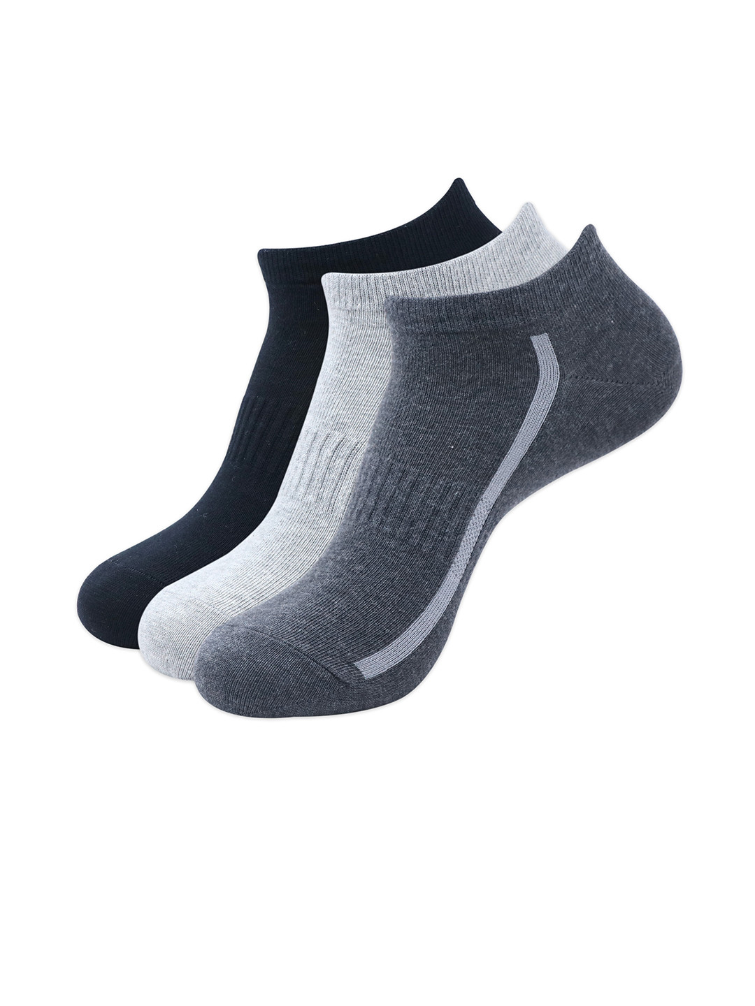 

Balenzia Men Pack Of 3 Assorted Ankle-Length Socks