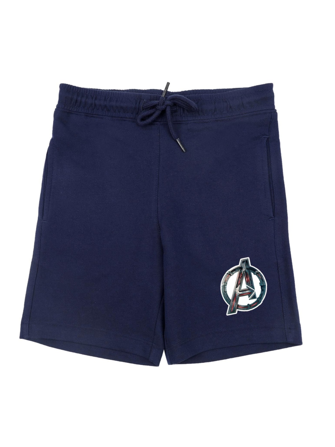 

Marvel by Wear Your Mind Boys Navy Blue Marvel Avengers Printed Regular Fit Shorts