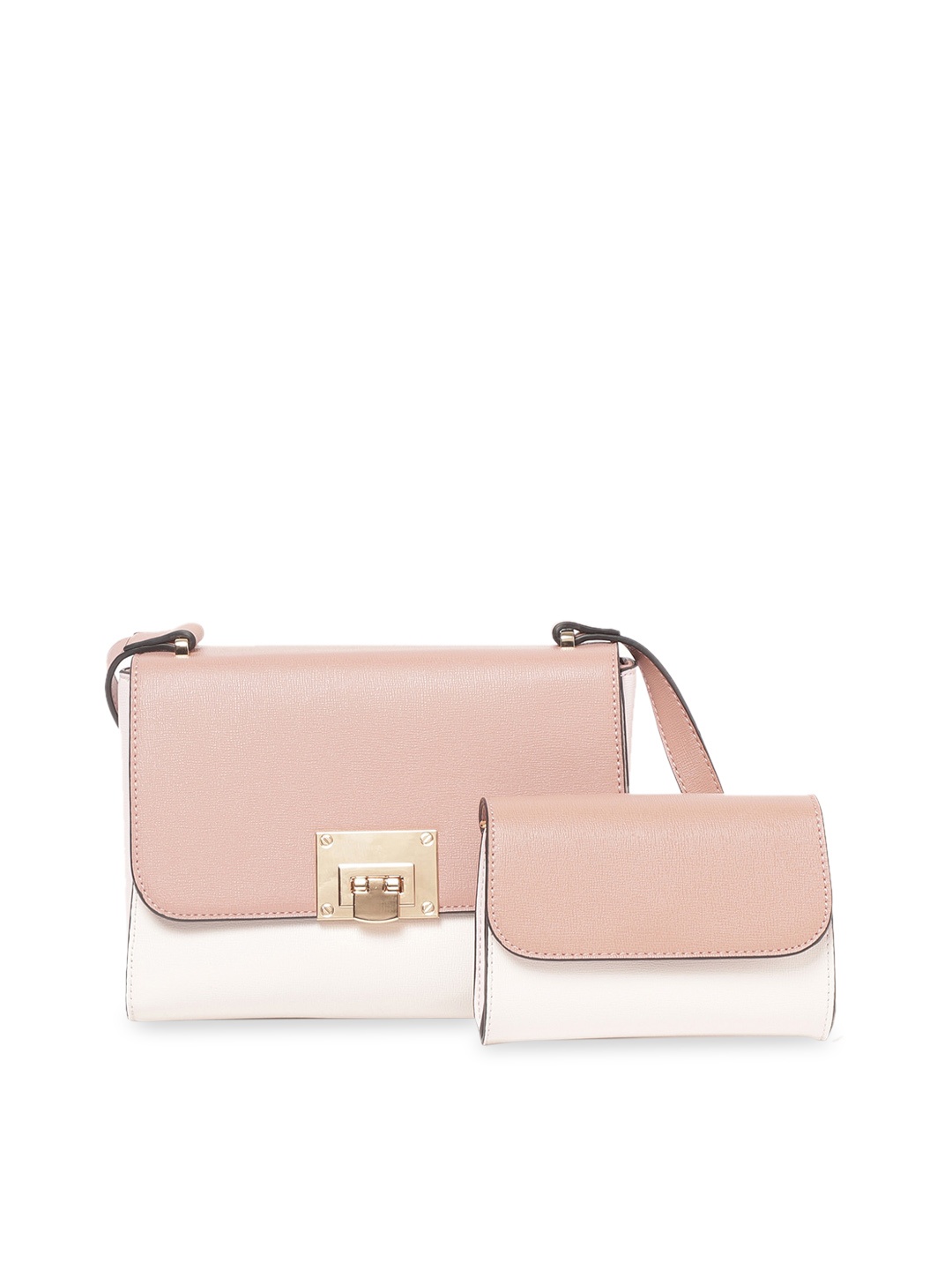 

CODE by Lifestyle Purple Mauve Colourblocked Shoulder Bag