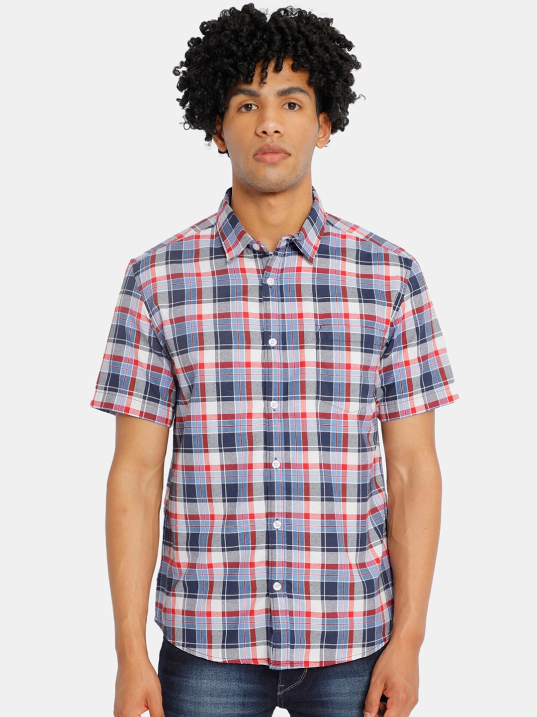 

Ruggers Men Multicoloured Regular Fit Checked Casual Shirt, Multi