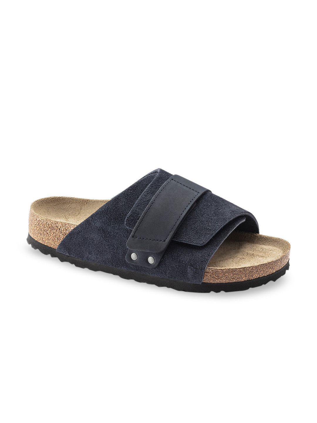 

Birkenstock Unisex Blue & Brown Kyoto Leather Regular Width Comfort Sandals