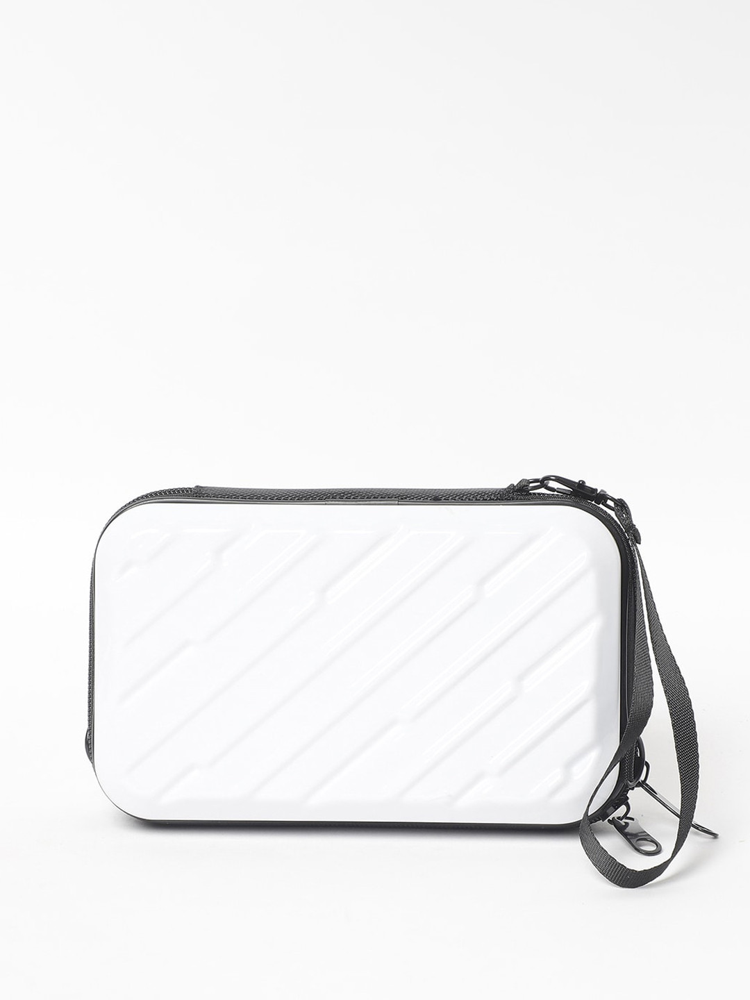 

Ginger by Lifestyle White Self Design Sling Bag
