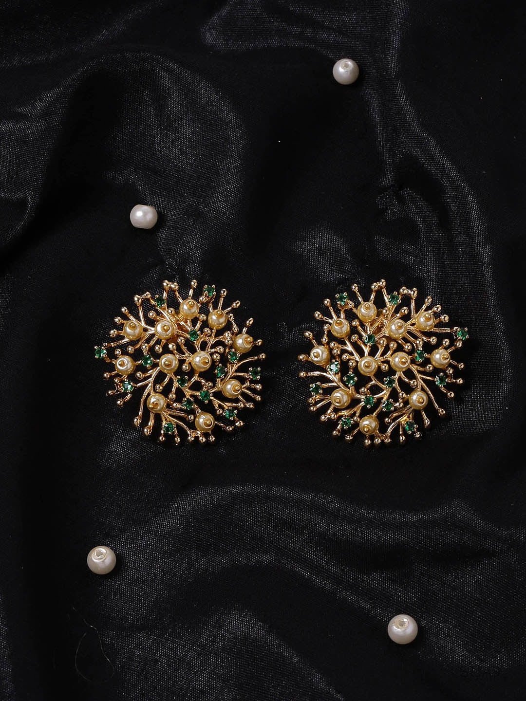

Shoshaa Gold-Plated Circular Studs
