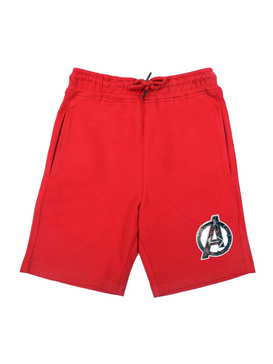 

Marvel by Wear Your Mind Boys Red Printed Regular Shorts