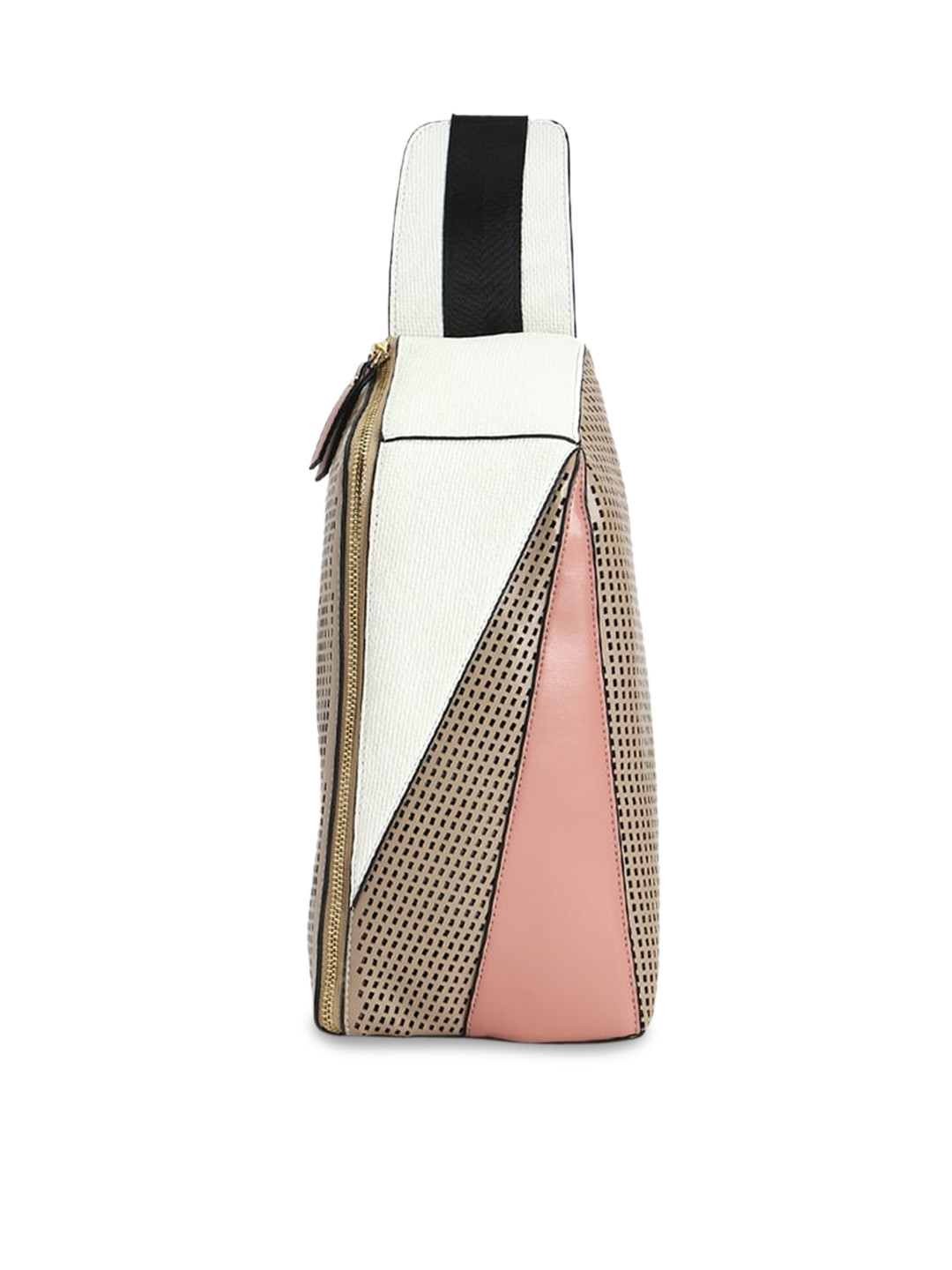 

FOREVER 21 Grey Colourblocked Sling Bag