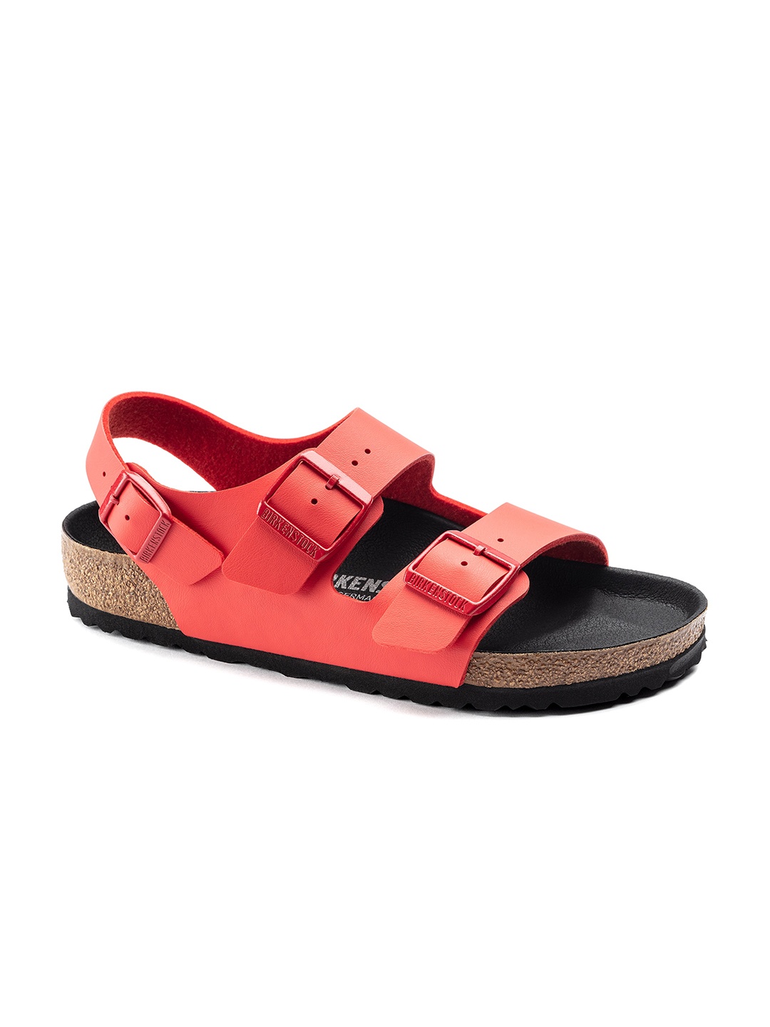 

Birkenstock Unisex Red Milano BS Birko-Flor Regular Width Sandals