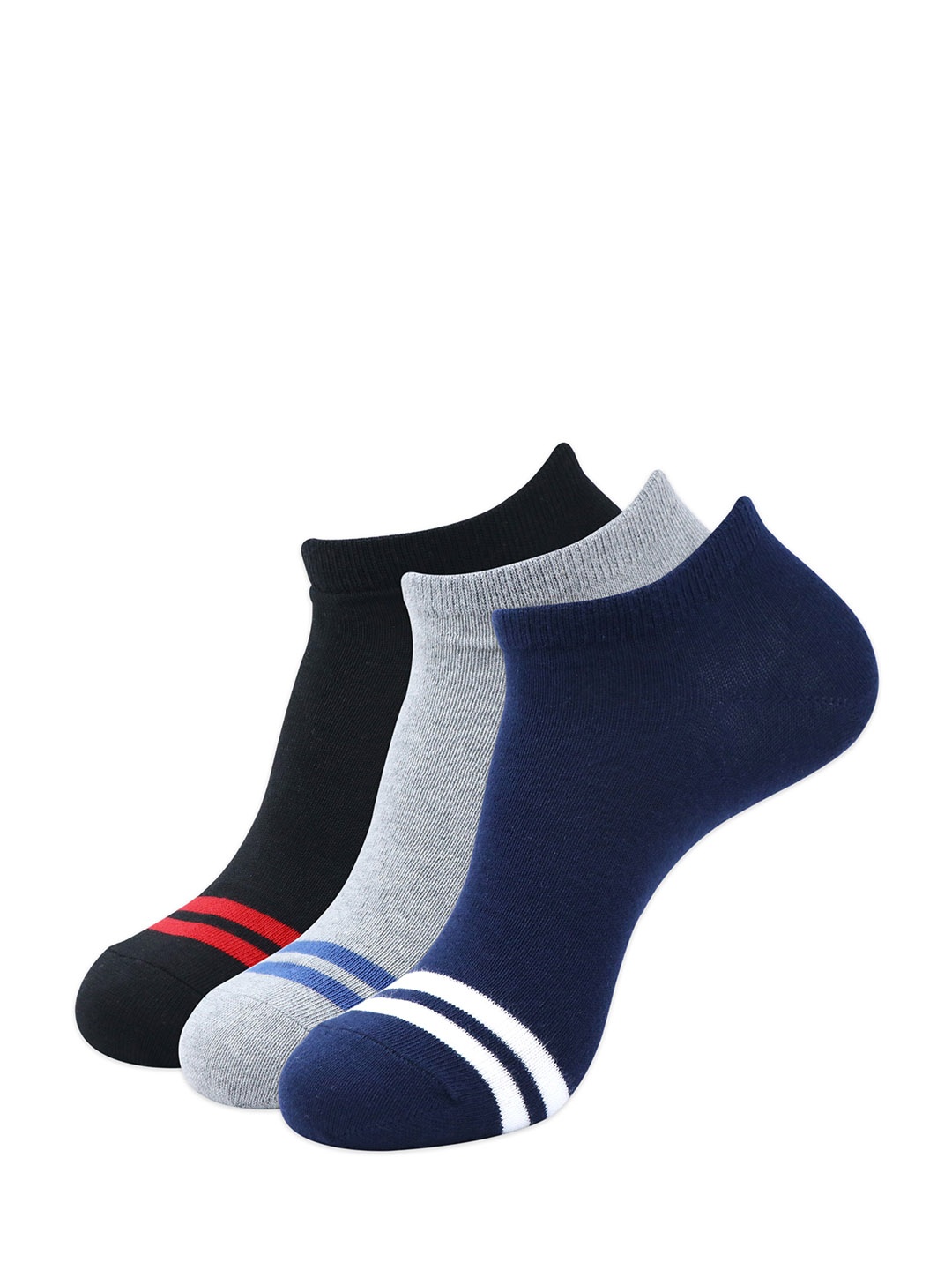 

Balenzia Men Pack Of 3 Assorted Ankle-Length Socks