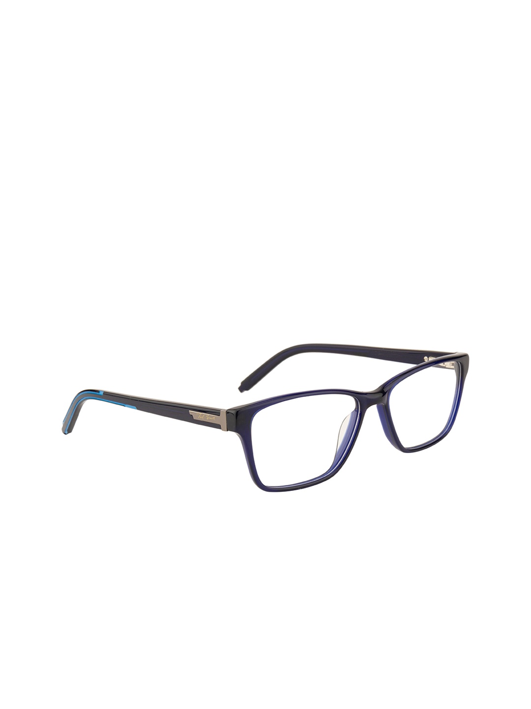 

Ted Smith Unisex Blue & Black Solid Full Rim Square Frames