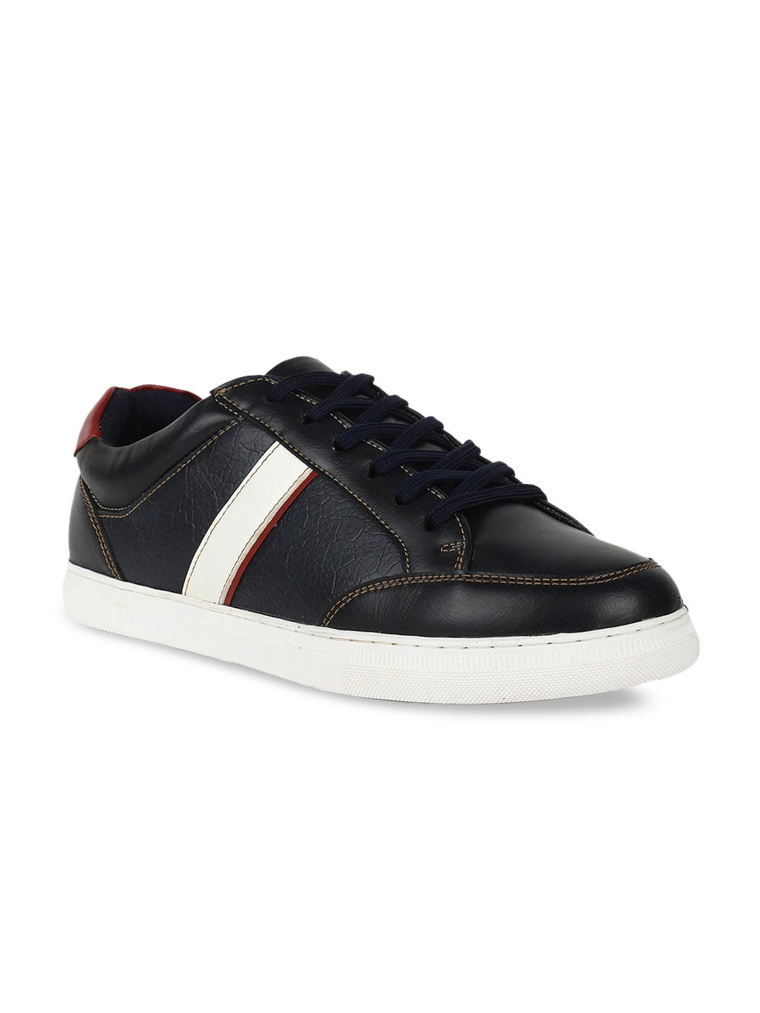 

Khadims Men Navy Blue Colourblocked Sneakers