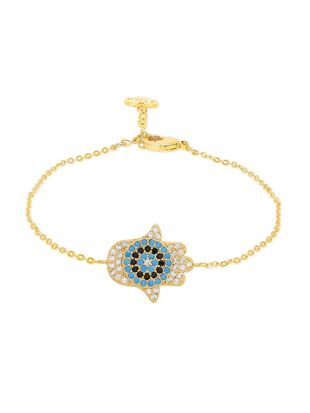 

Moon Dust Gold-Toned Evil Eye Charm Bracelet