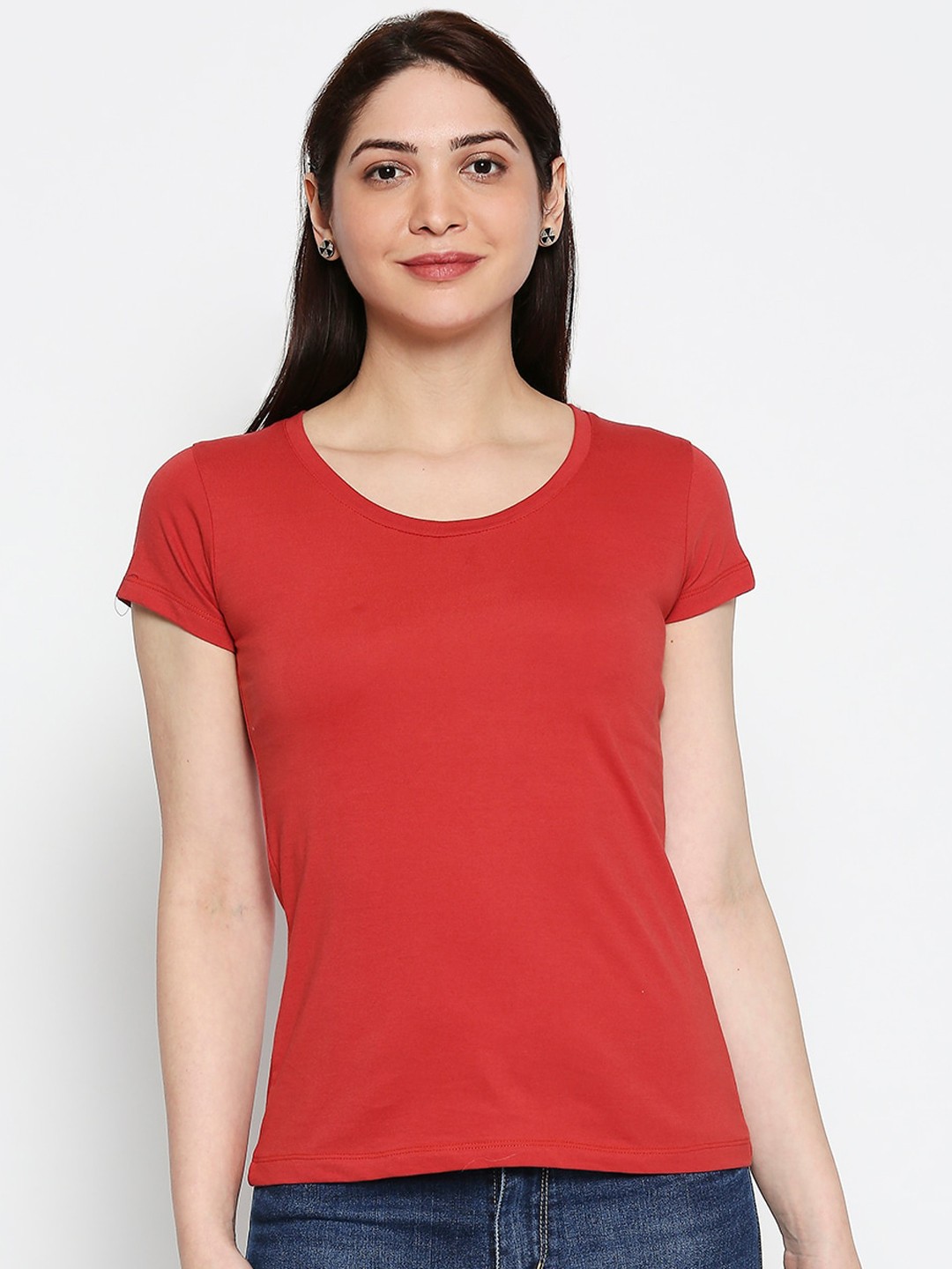 

AMMARZO Red Regular Top
