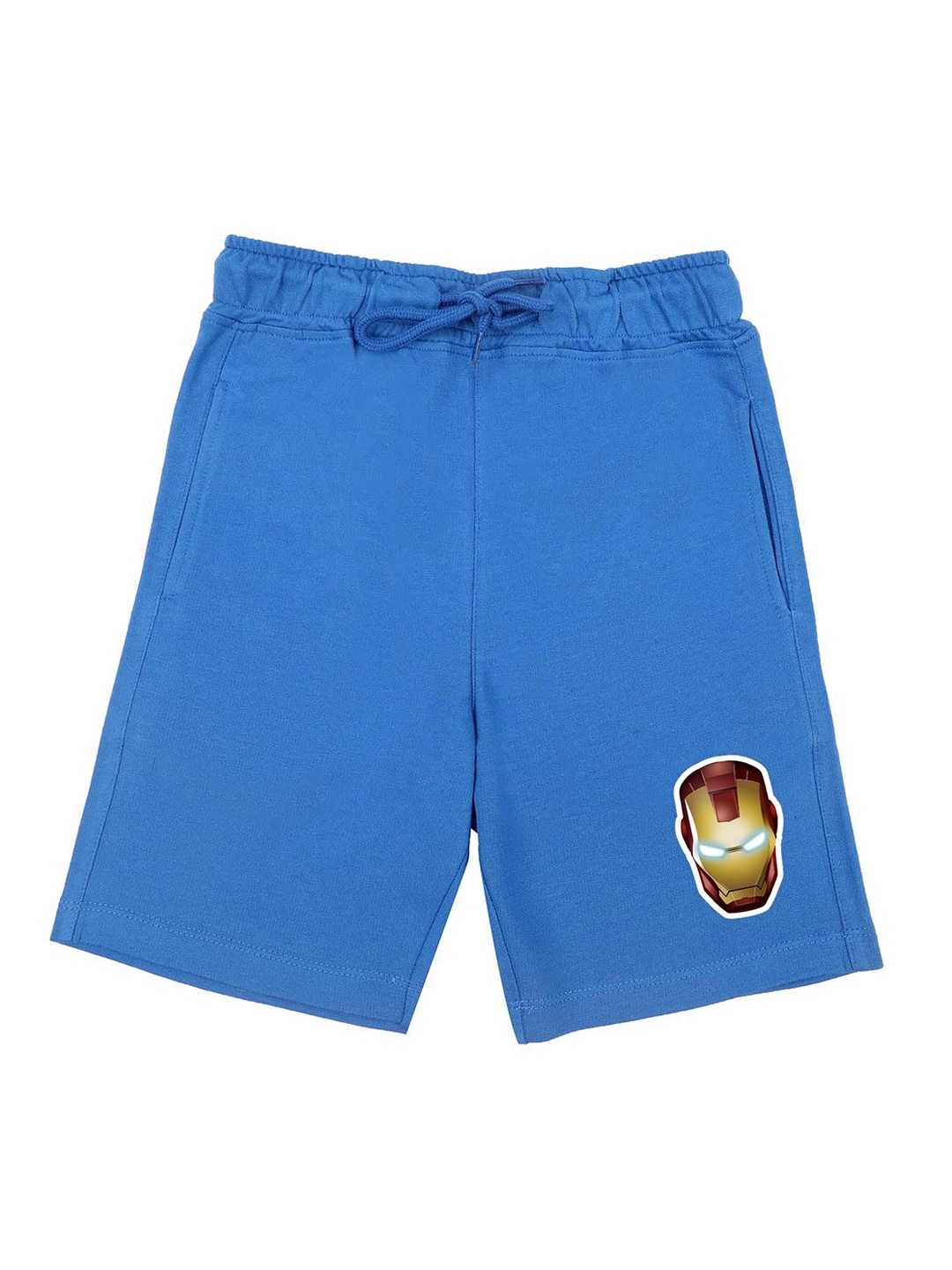 

Marvel by Wear Your Mind Boys Blue Printed Regular Fit Shorts
