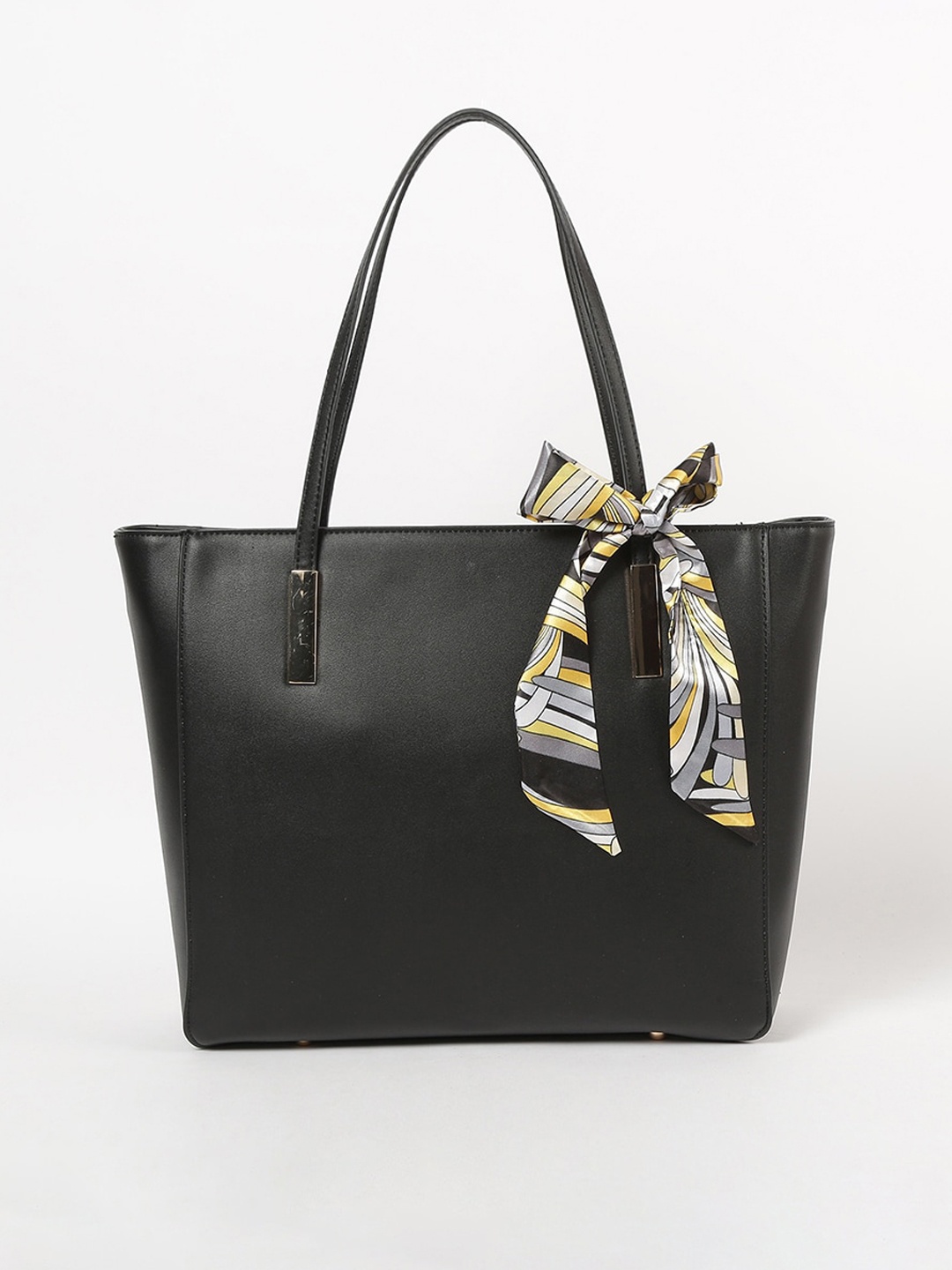 

CODE by Lifestyle Black Solid Tote Bag