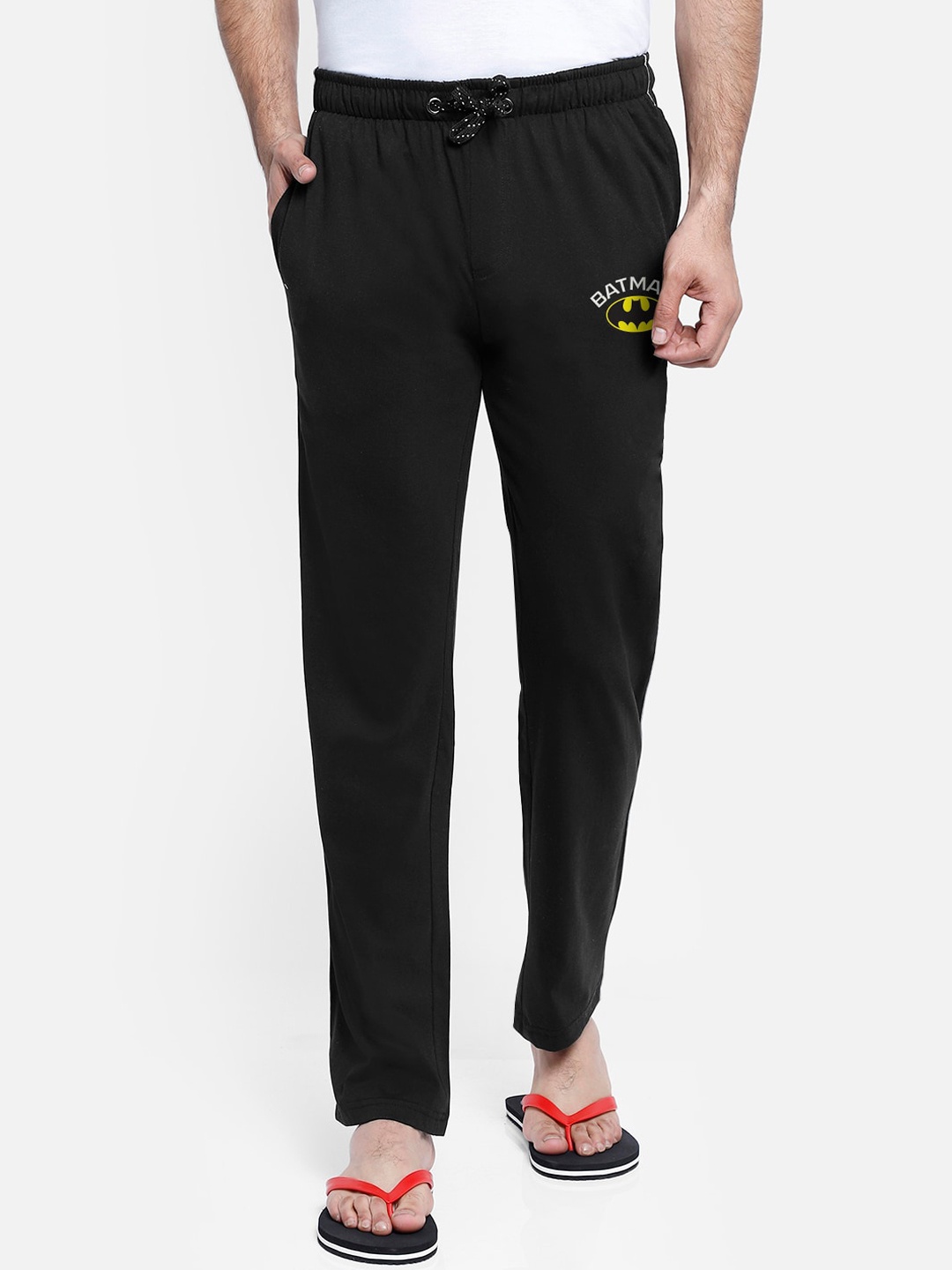 

Free Authority Men Black Batman Printed Lounge Pants