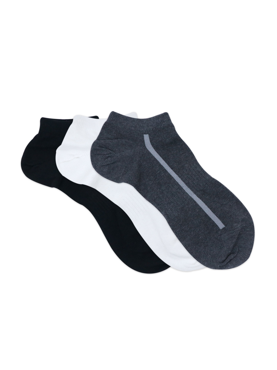 

Balenzia Men Pack Of 3 Assorted Ankle-Length Socks