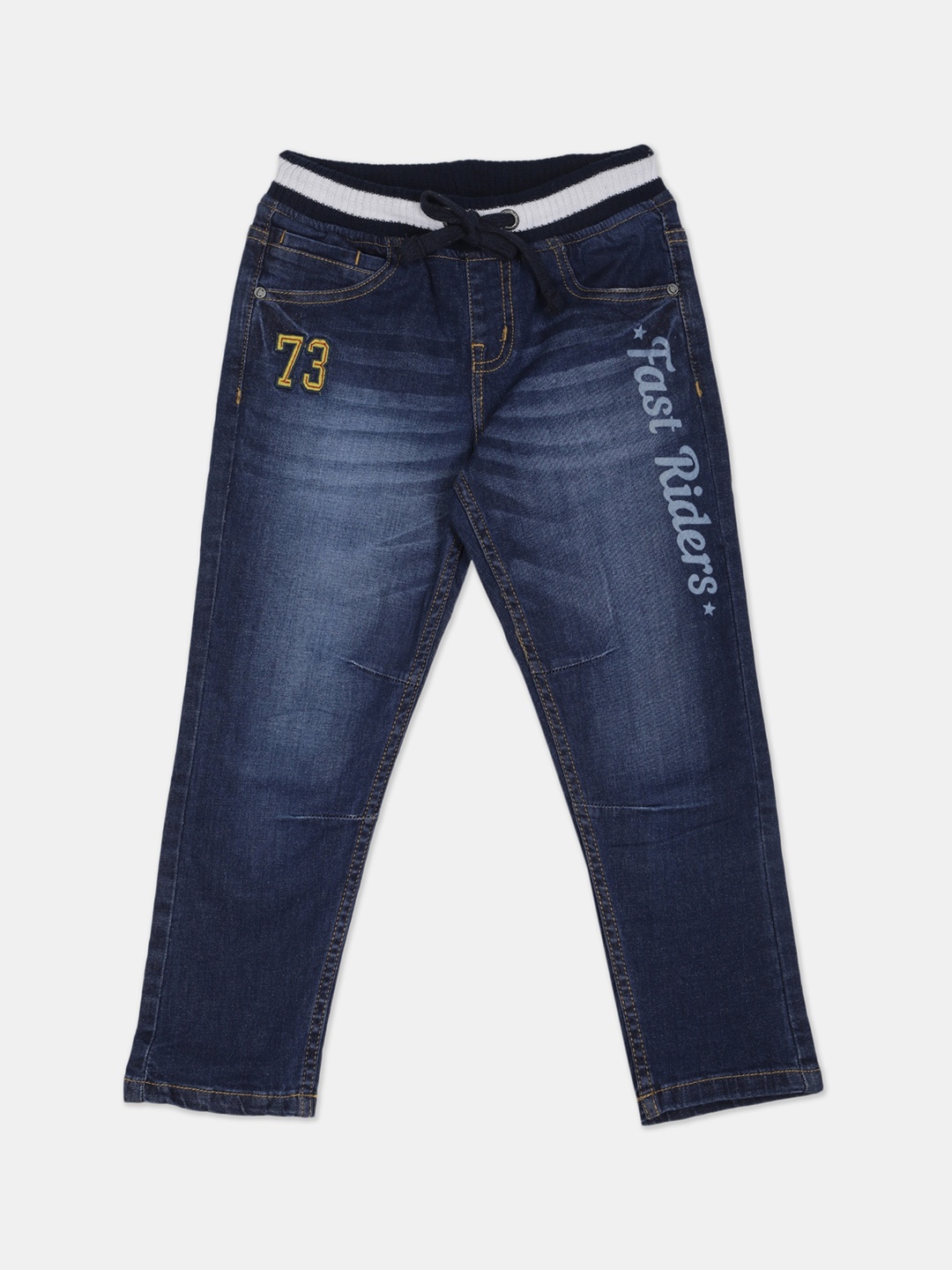 

Cherokee Boys Blue Regular Fit Mid-Rise Clean Look Jeans