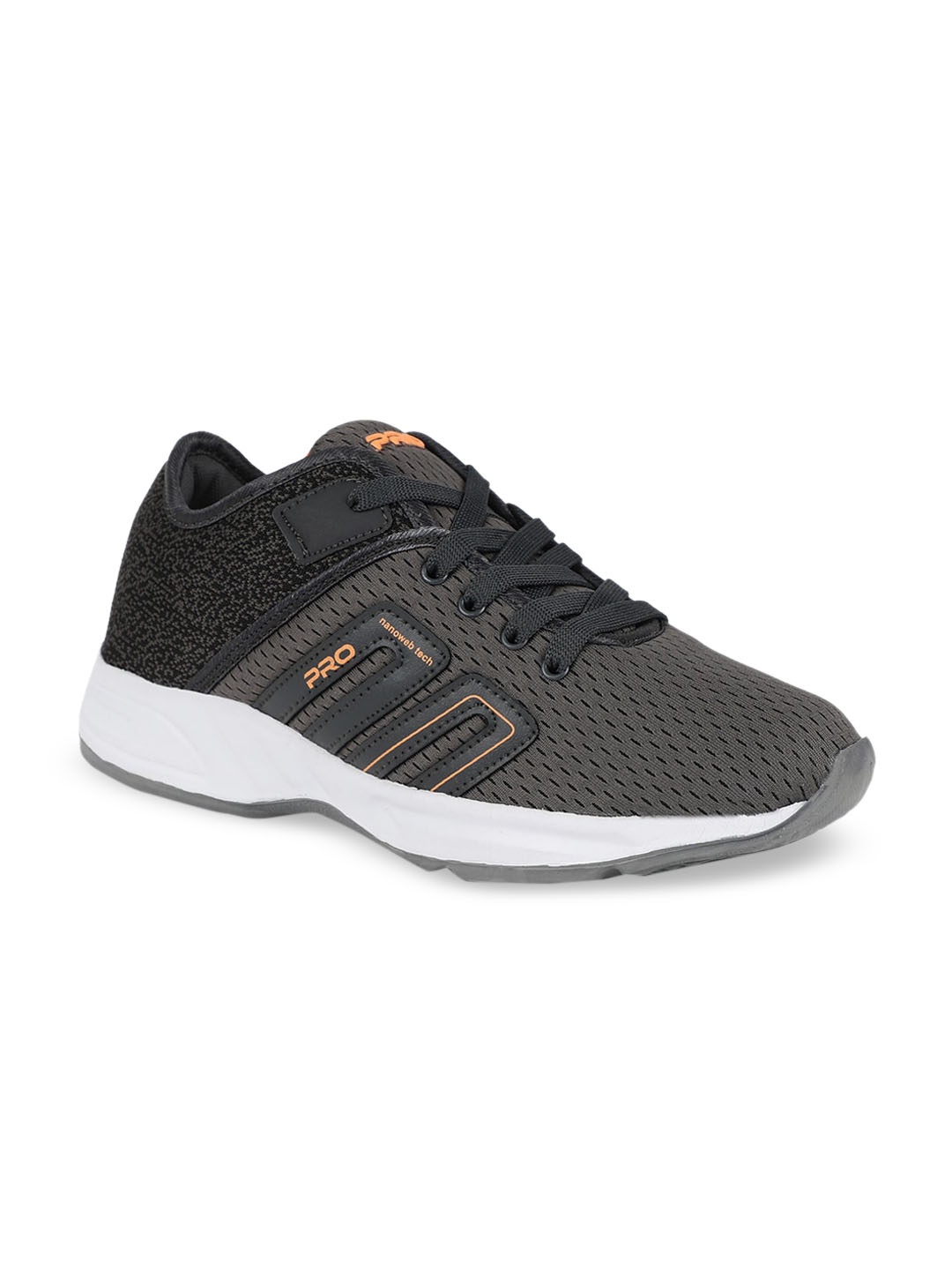 

Khadims Men Grey Woven Design Sneakers