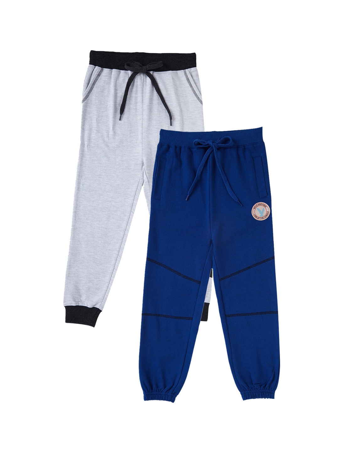 

Cub McPaws Boys Pack of 2 Solid Joggers, White
