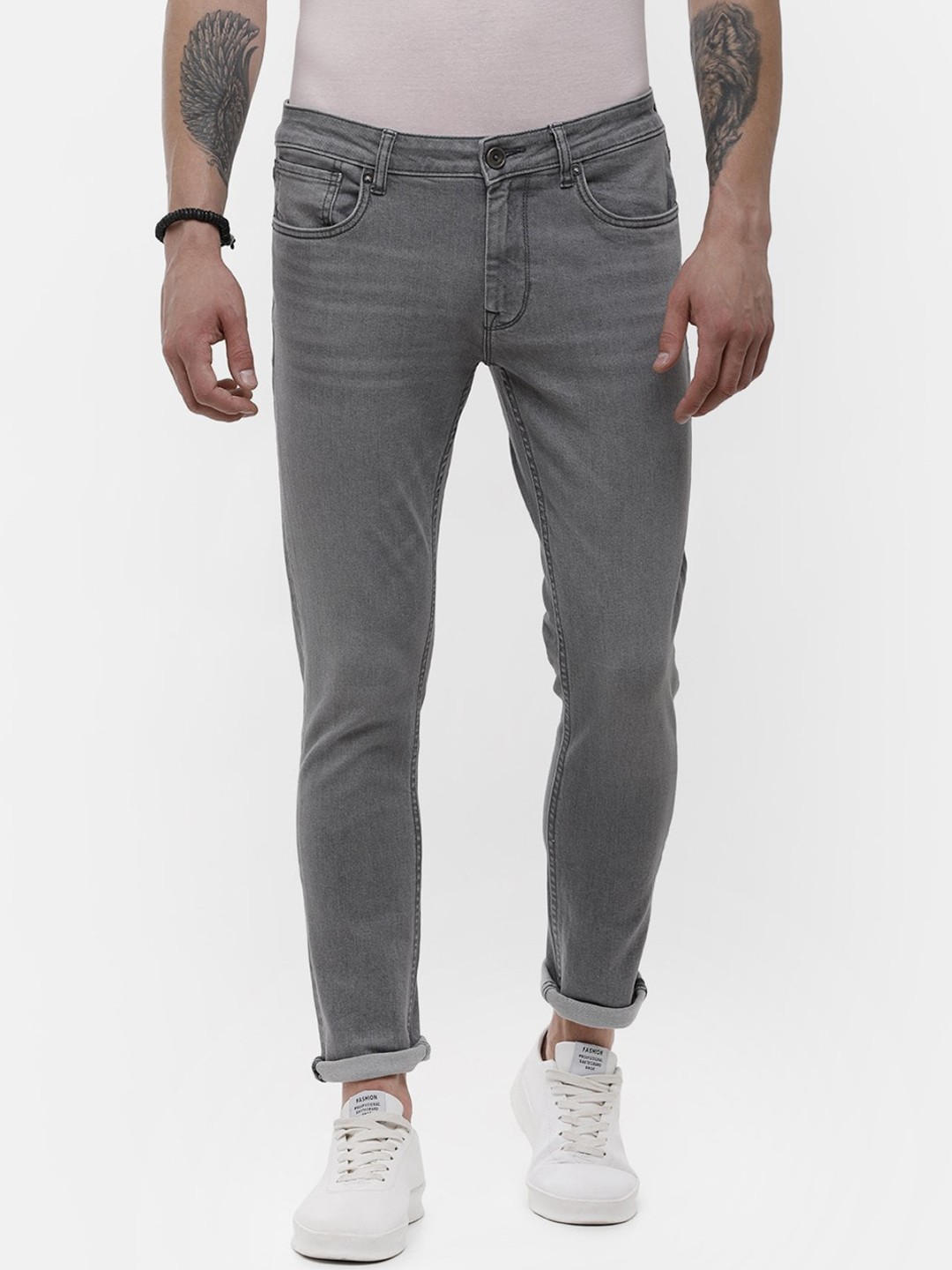 

Voi Jeans Men Grey Skinny Fit Stretchable Jeans