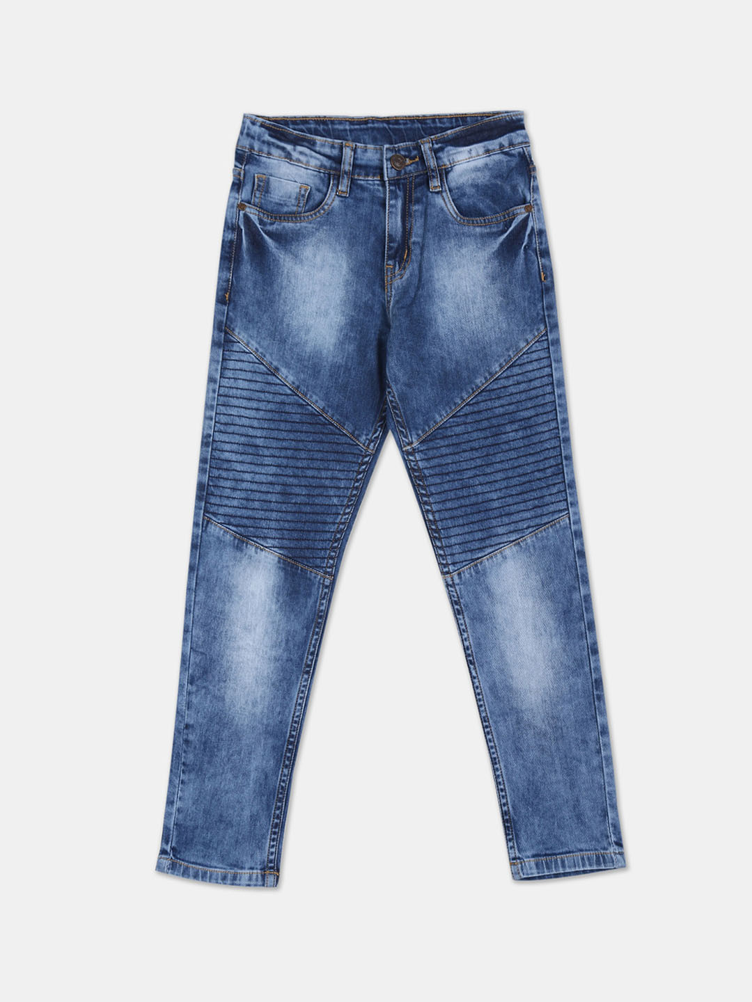 

Cherokee Boys Blue Regular Fit Mid-Rise Clean Look Jeans