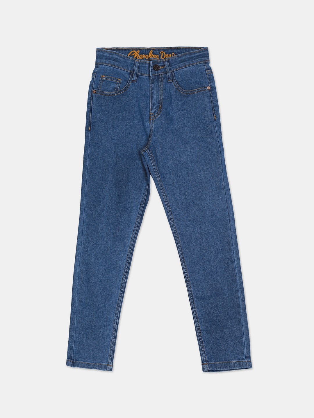 

Cherokee Boys Blue Regular Fit Mid-Rise Clean Look Jeans