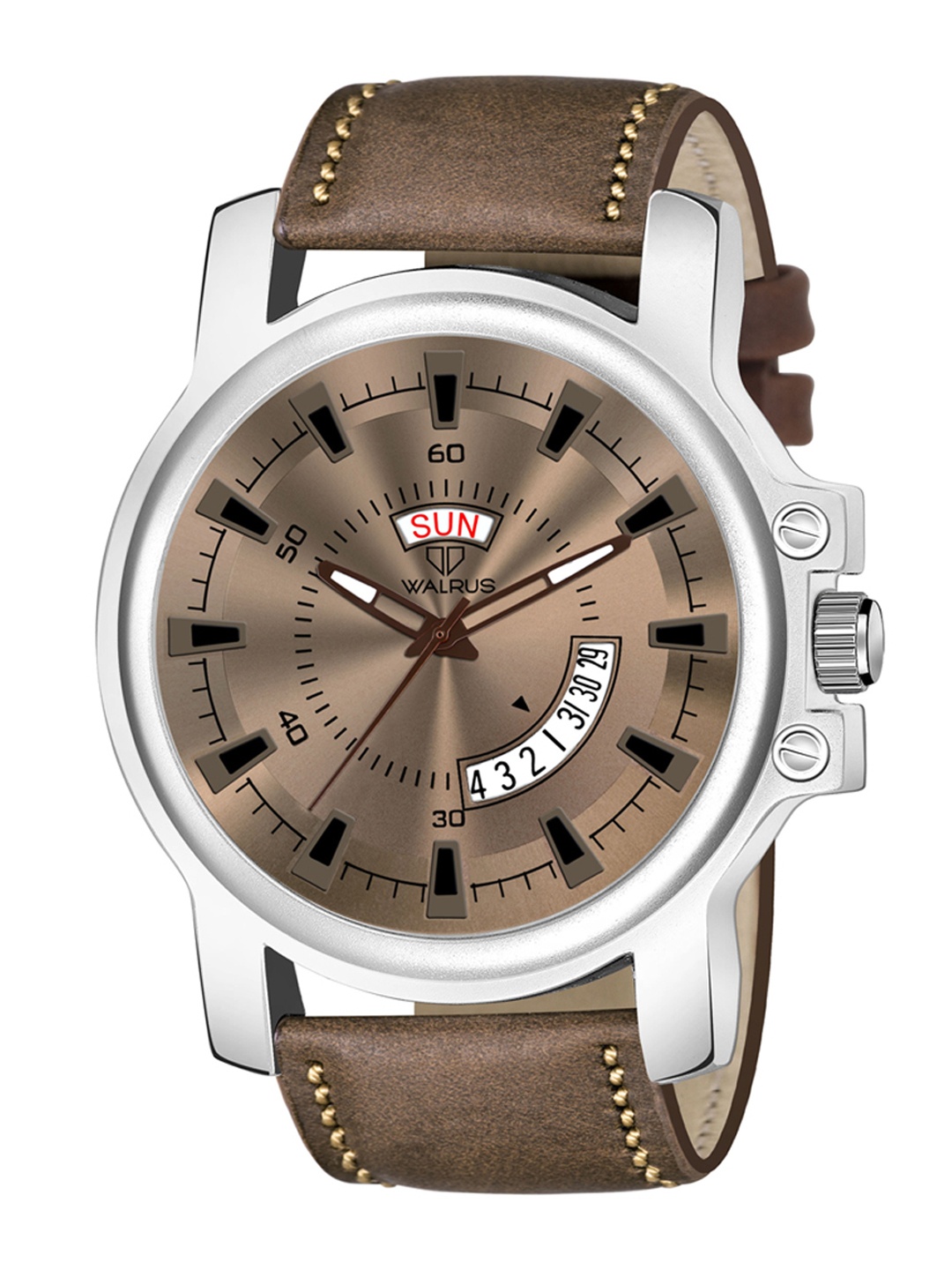 Walrus Men Brown Maverick IX Analogue Watch WWTM-MVRK-IX-090907