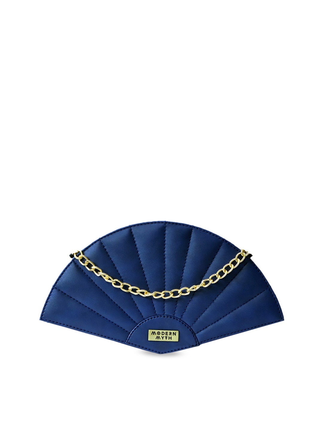 

MODERN MYTH Navy Blue Textured Sling Bag
