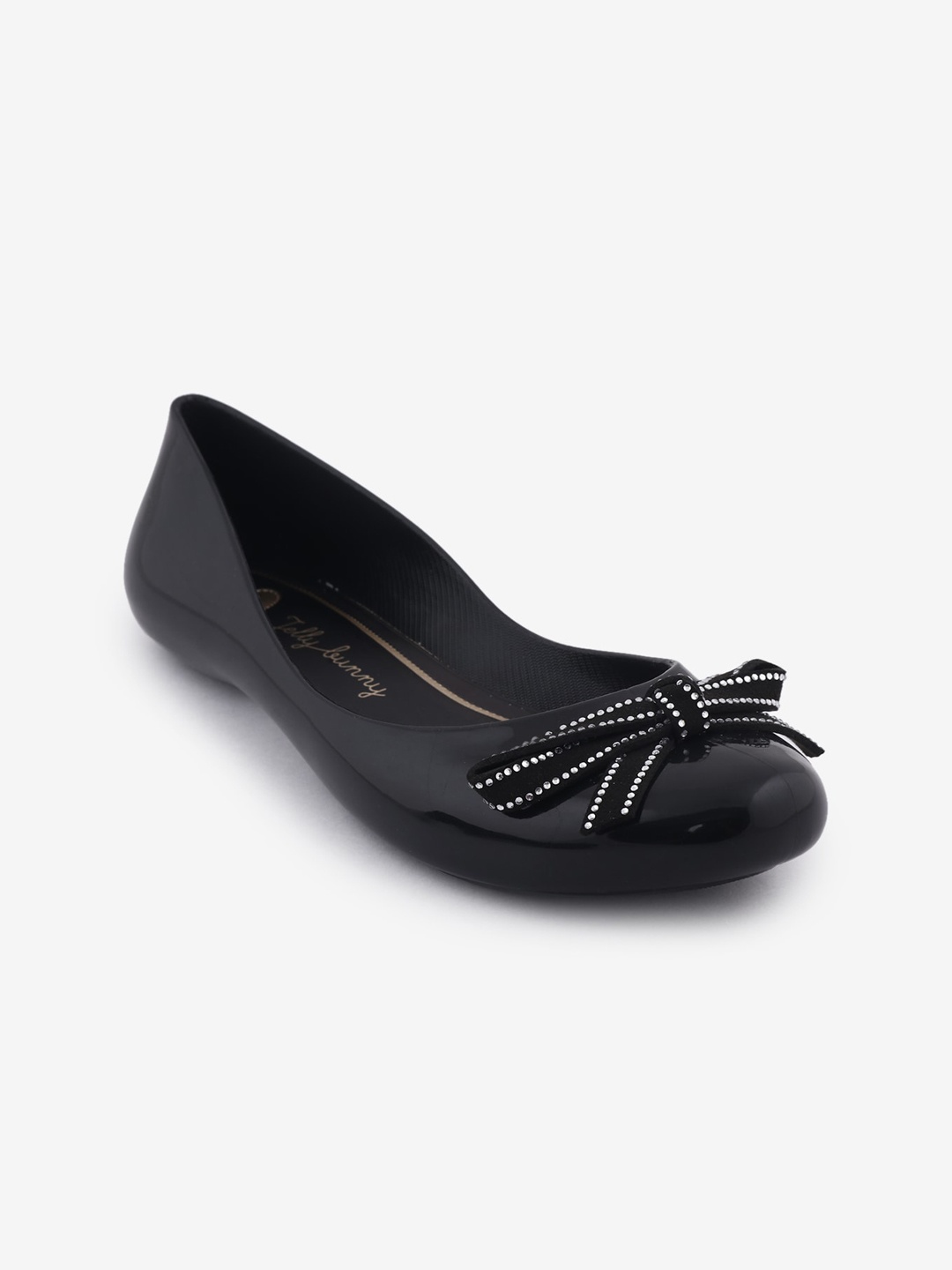 

Jelly Bunny Women Black Solid Ballerinas