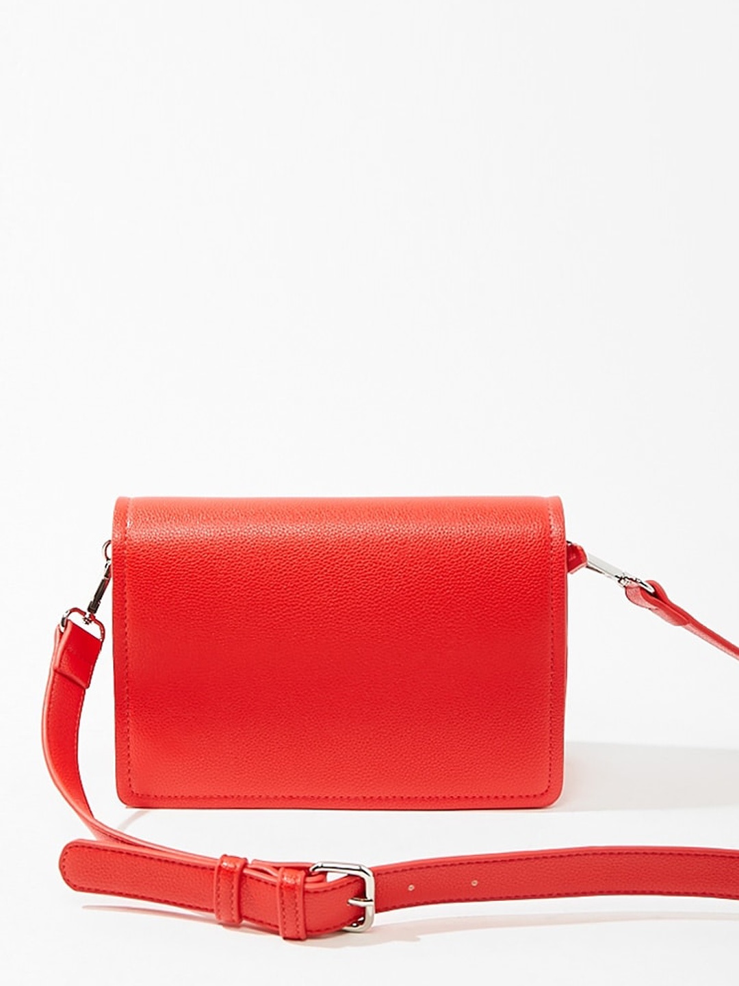 

FOREVER 21 Red Striped Sling Bag