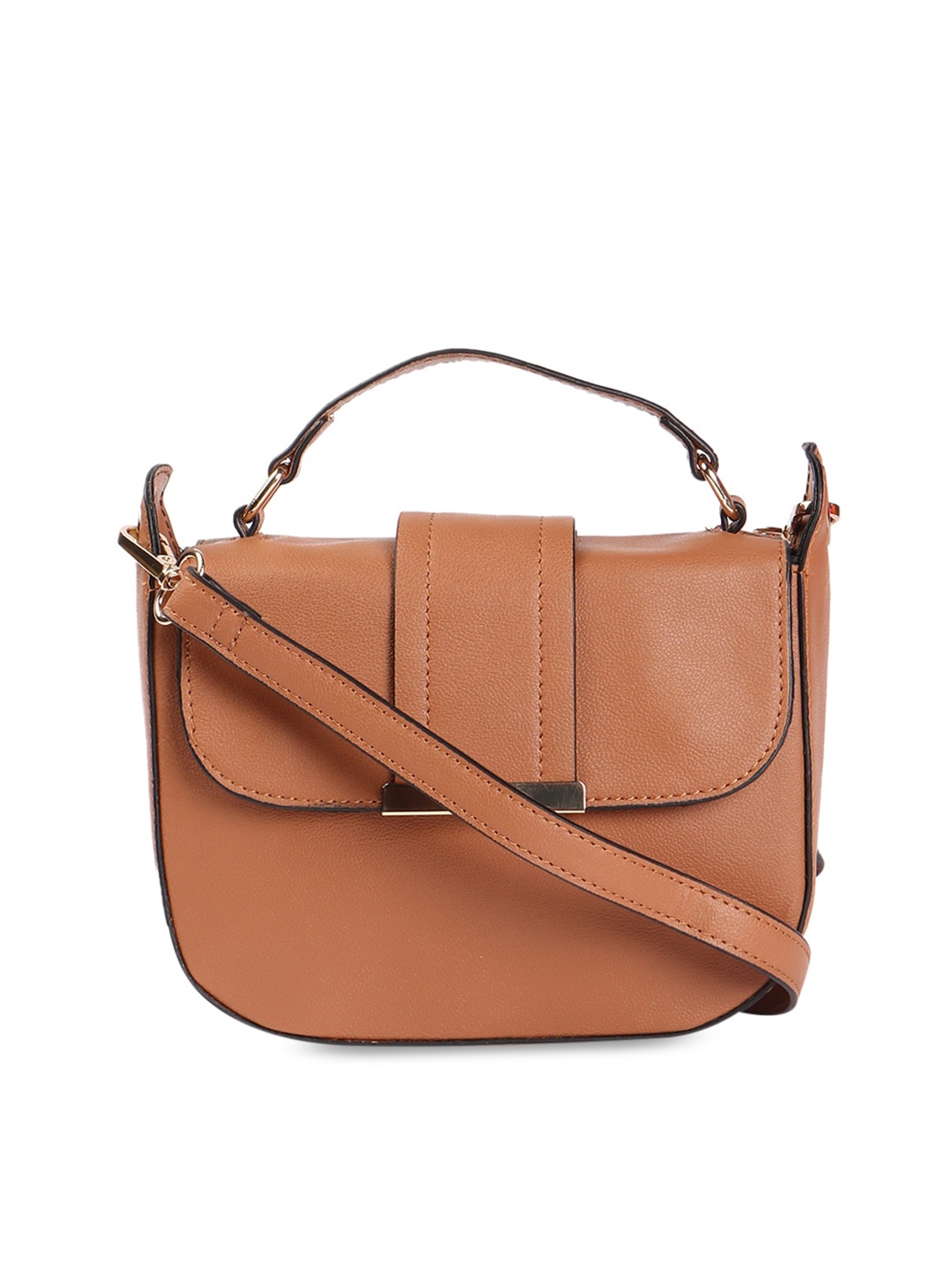 

FOREVER 21 Brown PU Swagger Satchel