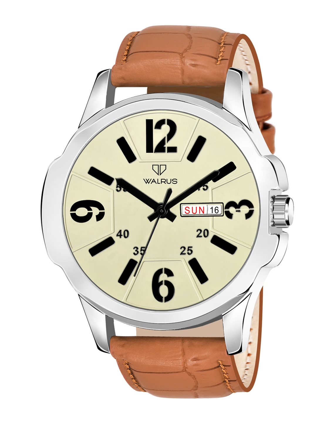 

Walrus Men Beige Maverick XIII Series Analogue Watch WWTM-MVRK-XIII-011607