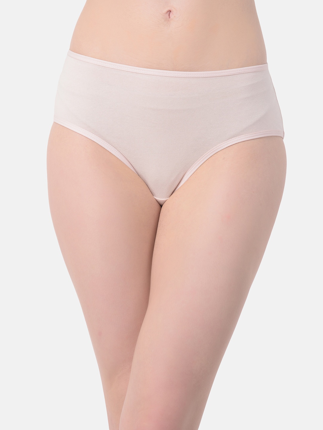 

Clovia Women Pink & Brown Back Print Hipster Briefs PN3297Q22S
