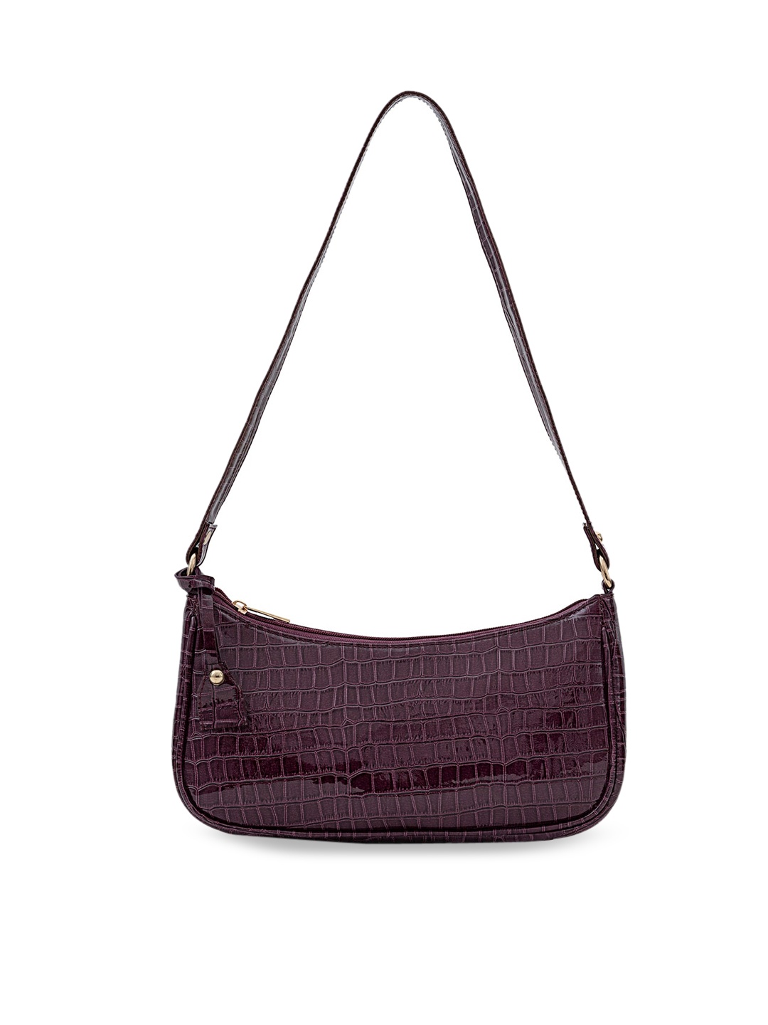 

NUFA Burgundy Textured Sling Bag