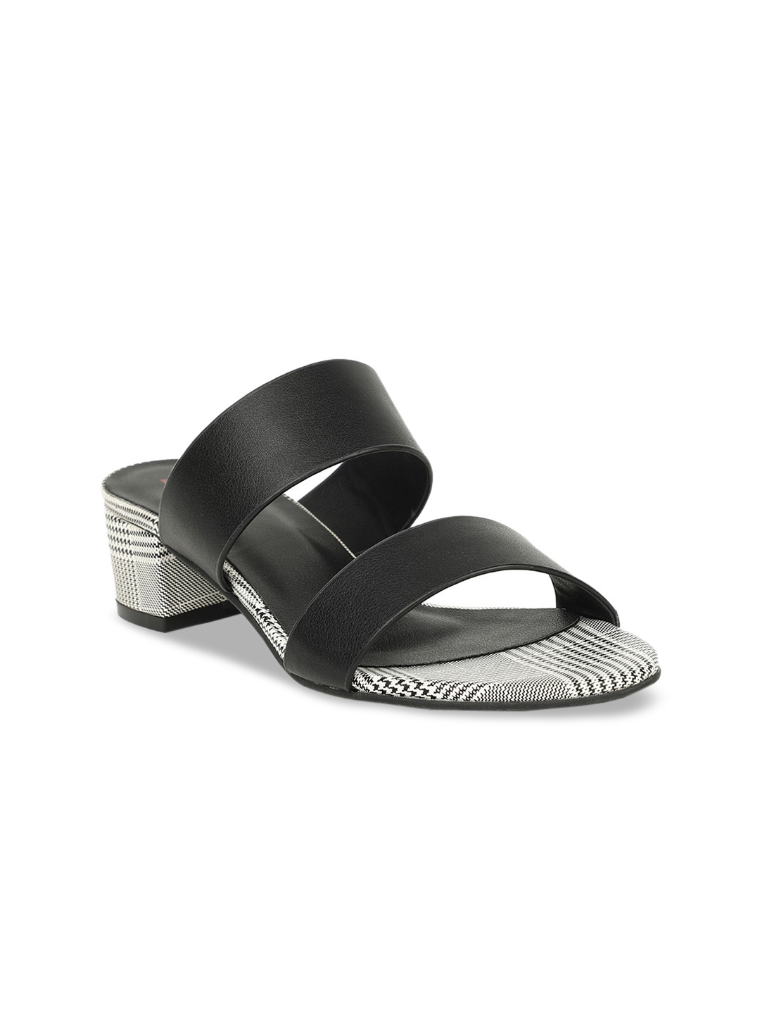 

Bata Women Black Solid Sandals