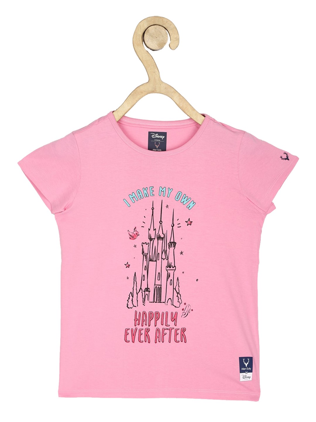 

Allen Solly Junior Pink Printed Pure Cotton Regular Top