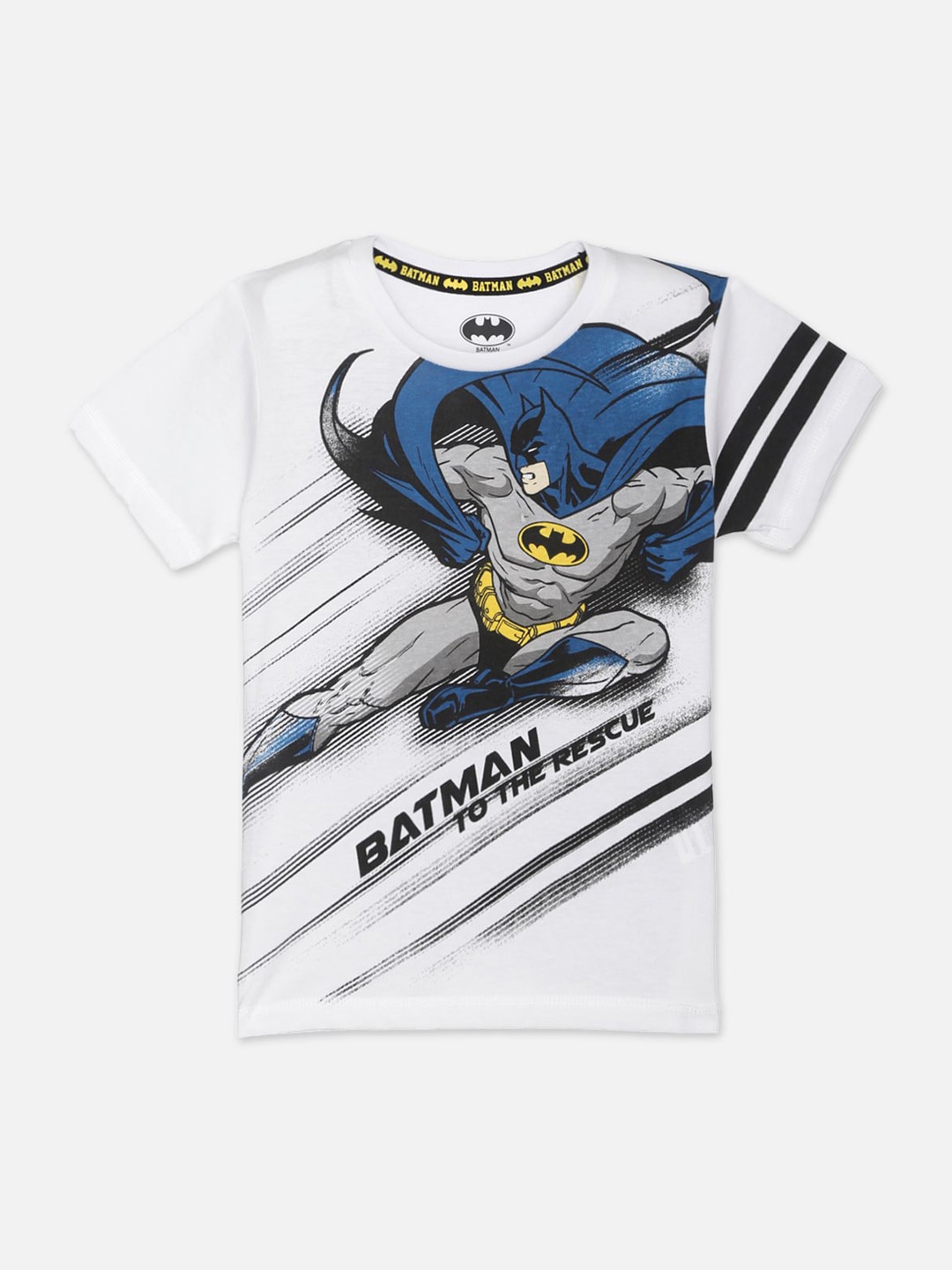 

Kids Ville Boys White Printed Round Neck T-shirt