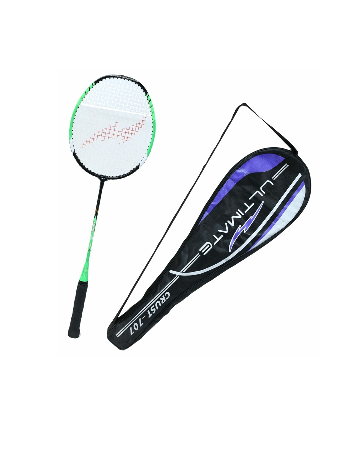 

Kastner Unisex Green & Black CRUST707 Strung Badminton Racquet