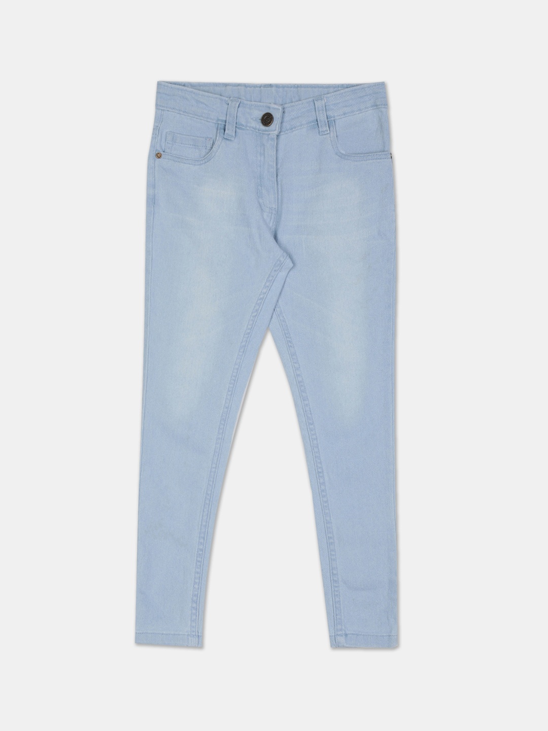 Cherokee Girls Blue Regular Fit Mid-Rise Clean Look Jeans