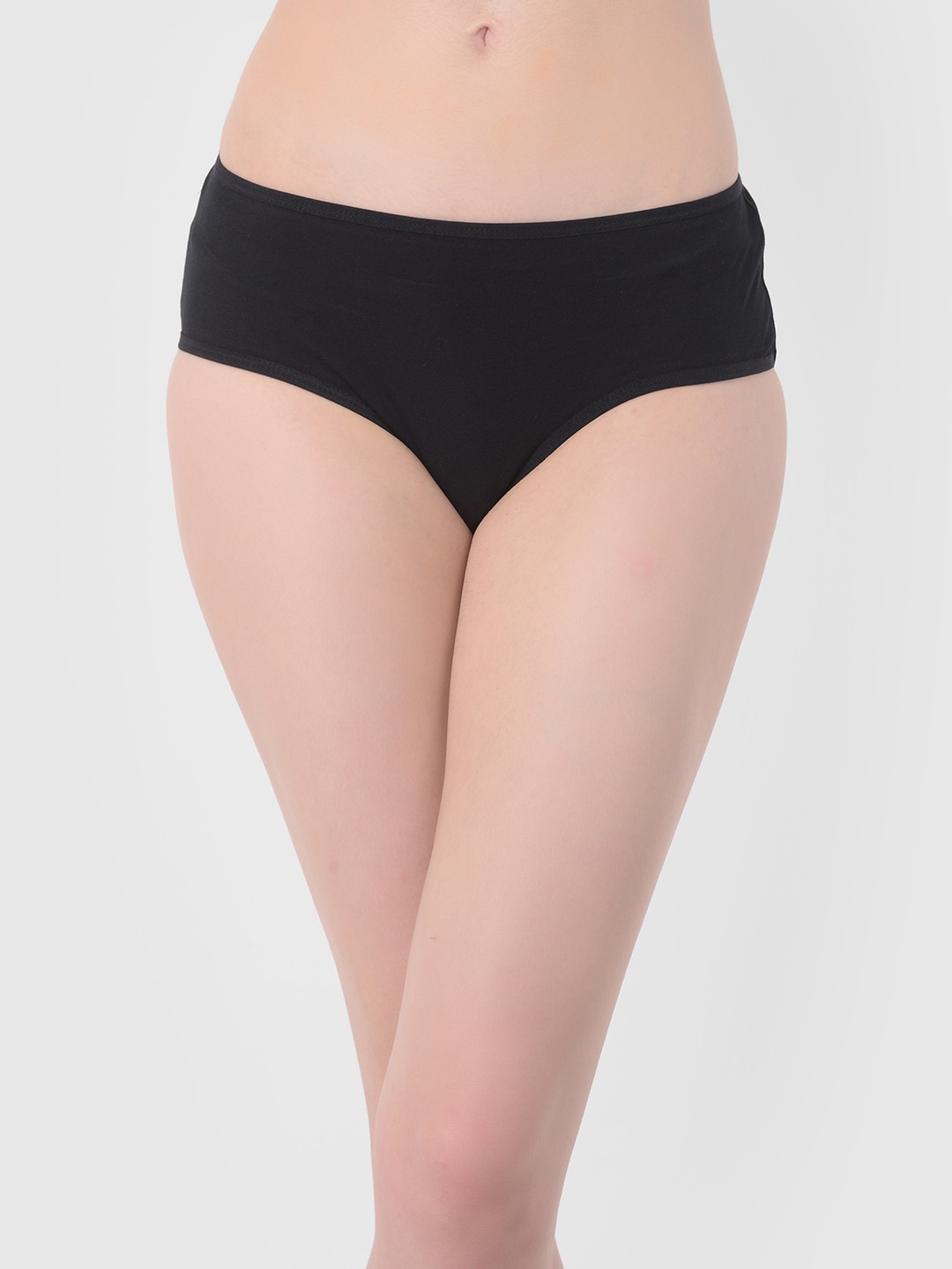 

Clovia Women Black Solid Hipster Briefs PN3297Q133