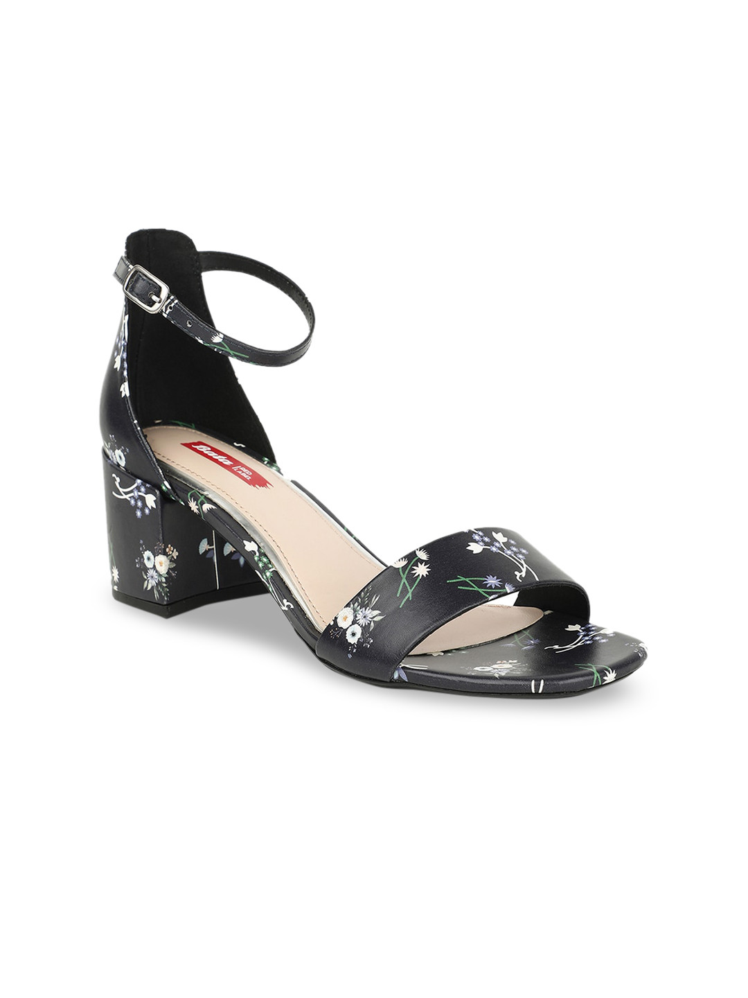 

Bata Women Navy Blue Printed Sandals