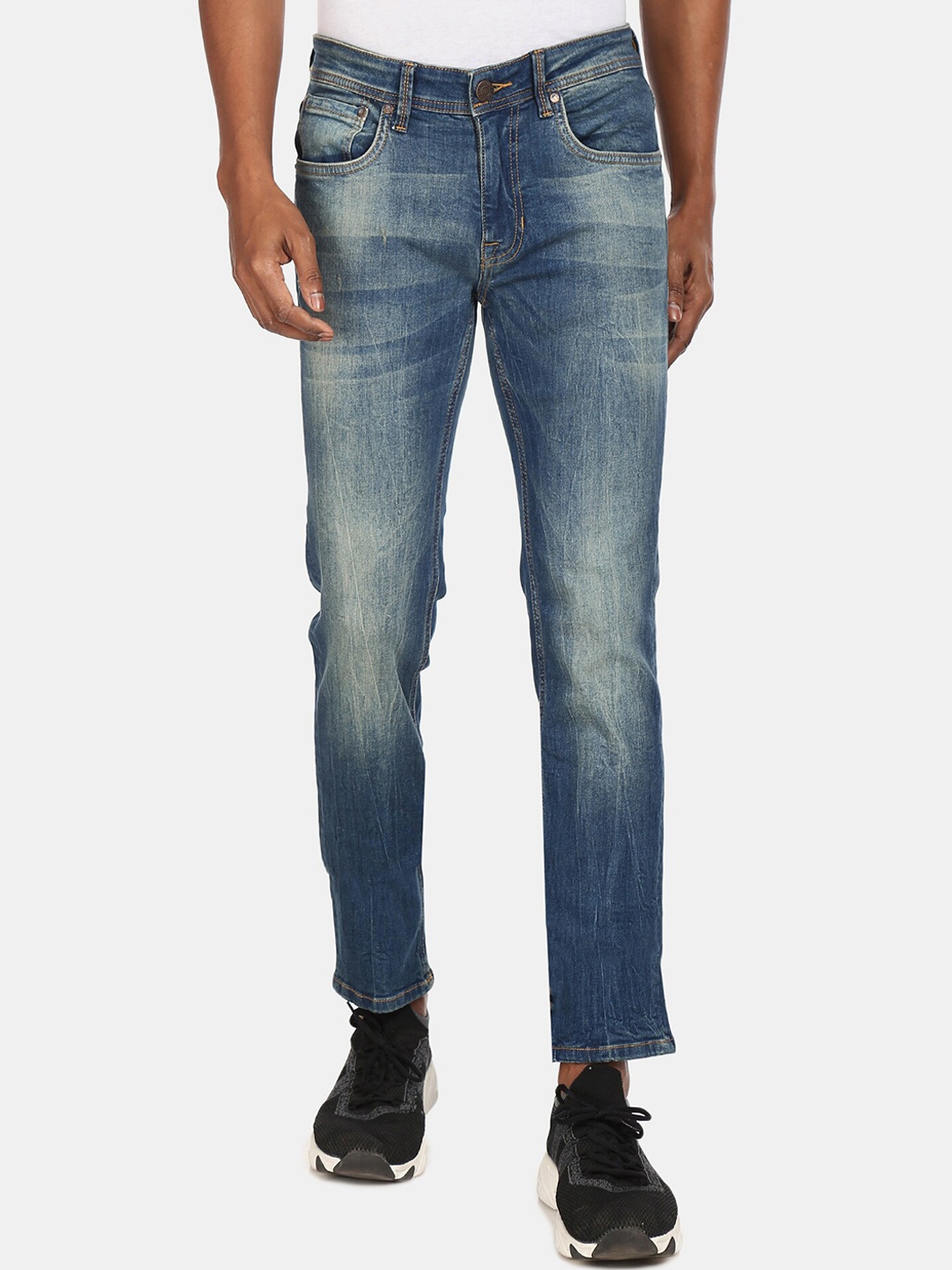 

Cherokee Men Blue Regular Fit Mid-Rise Clean Look Jeans